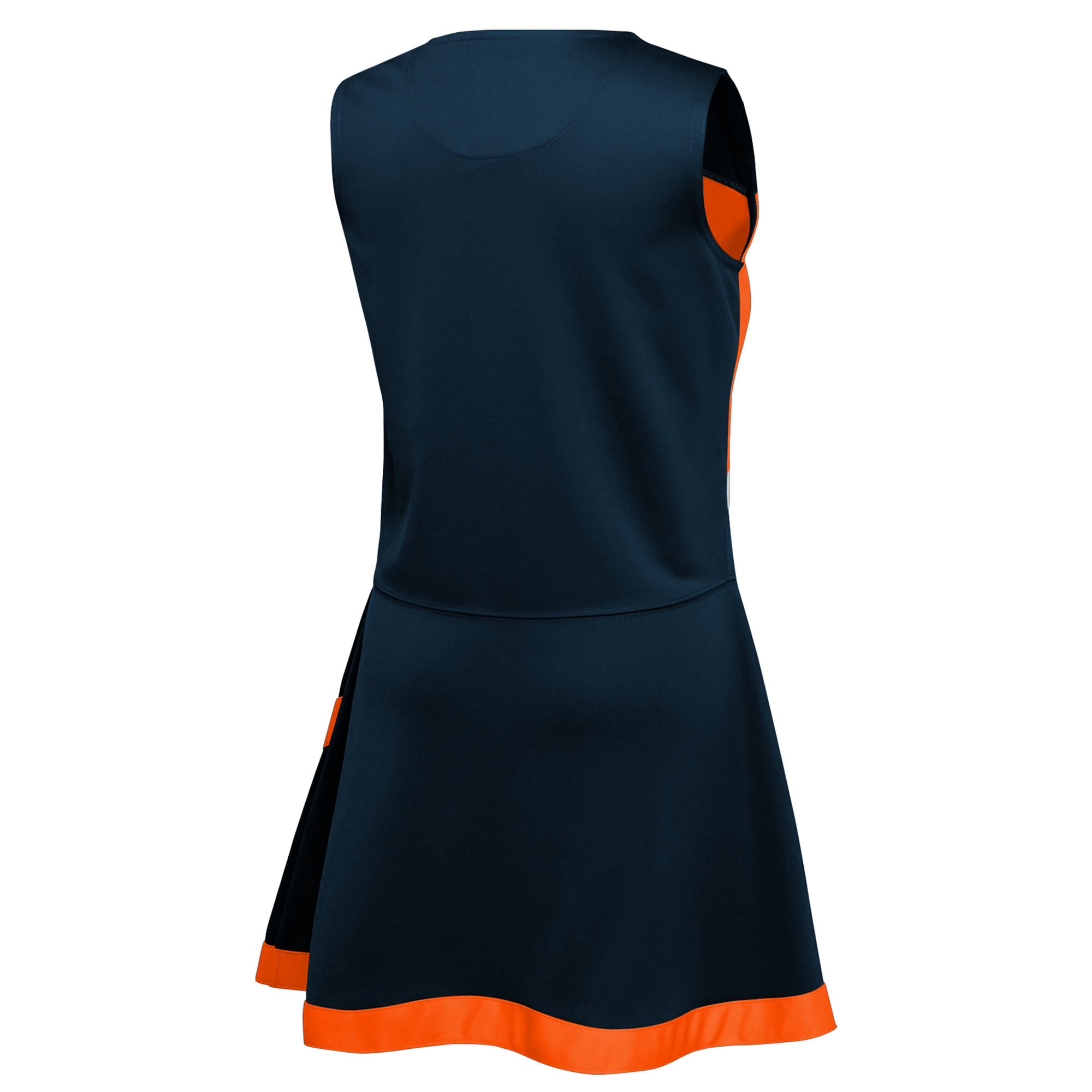 Girls Preschool Navy Chicago Bears Two-Piece Cheer Captain Jumper Dress with Bloomers Set
