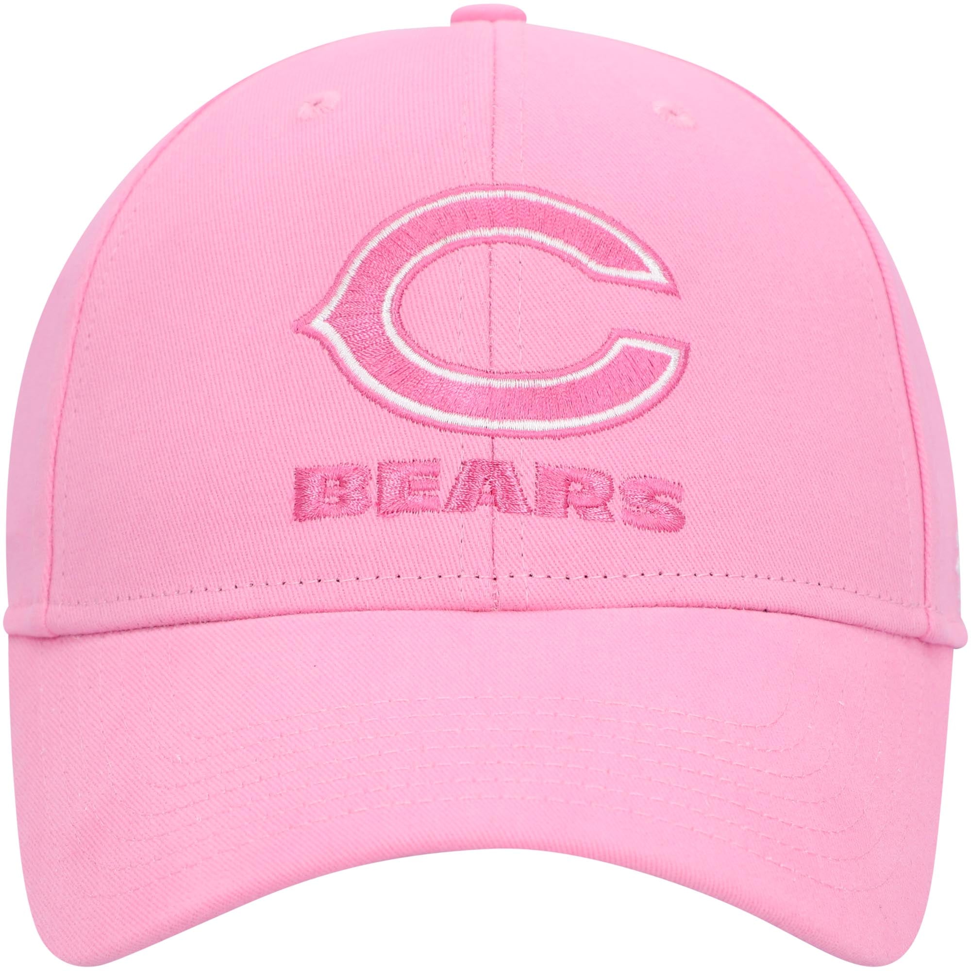 Casquette ajustable rose Chicago Bears MVP pour filles et jeunes