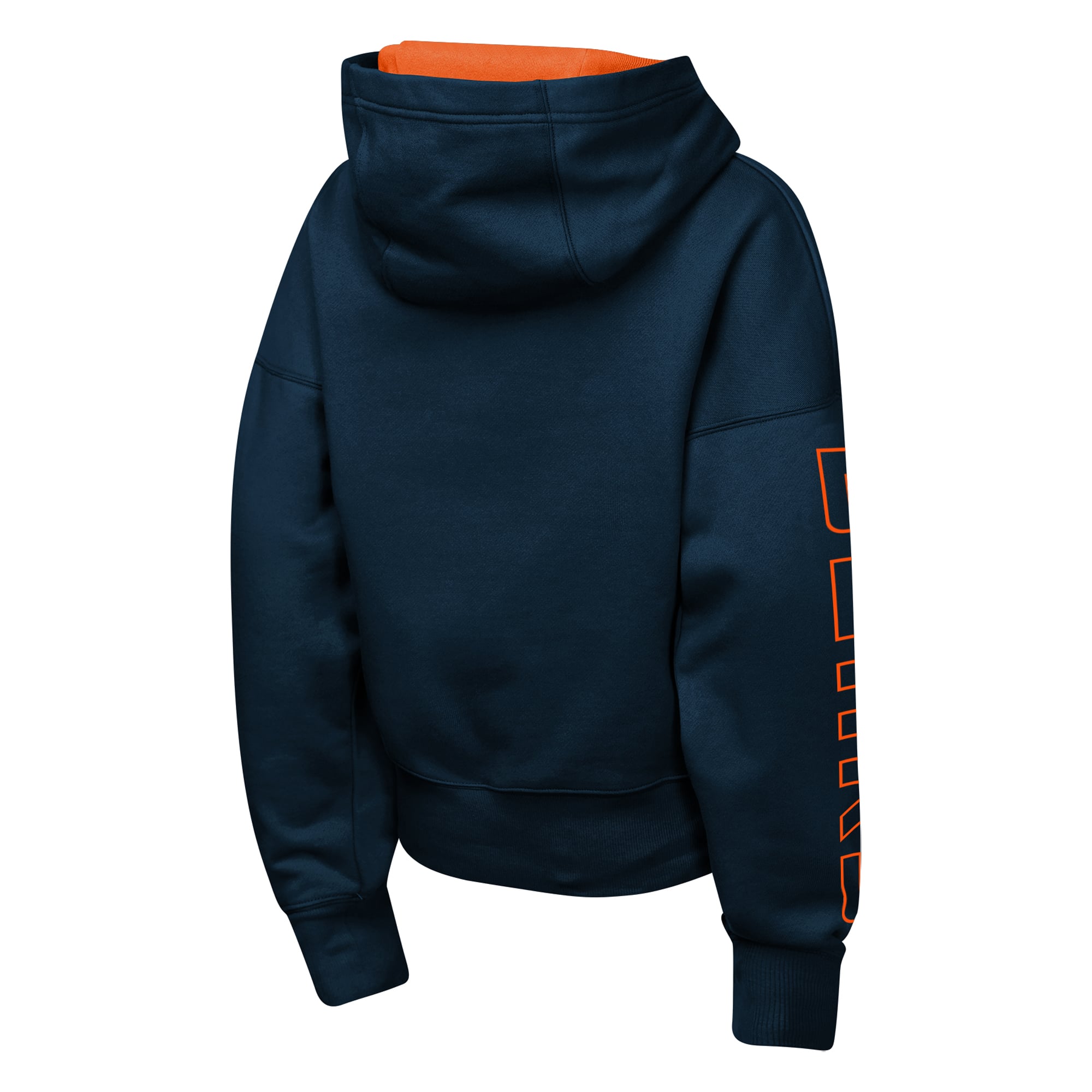 Sweat à capuche Outerstuff bleu marine Chicago Bears Miss Tailgate pour filles