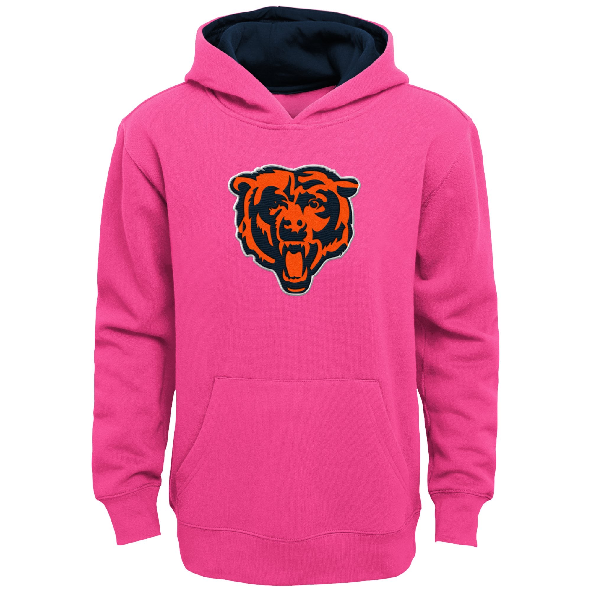 Girls Youth Pink Chicago Bears Prime Hoodie
