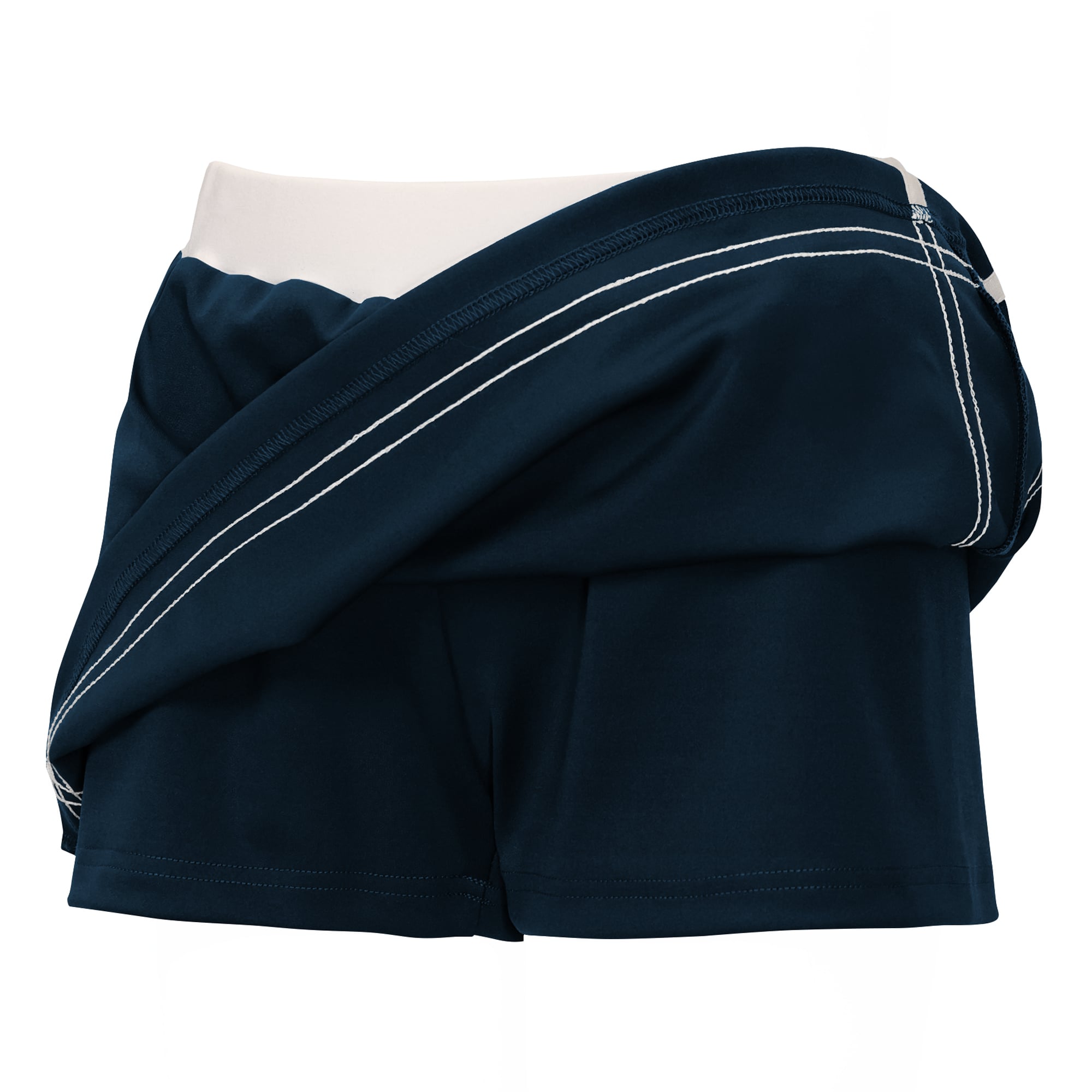 Jupe-short rayée marine des équipes spéciales Chicago Bears de la marque Girls Youth WEAR by Erin Andrews