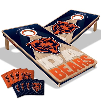 Chicago Bears IDNA 2' x 4' Slogan Series Cornhole Game with Bags