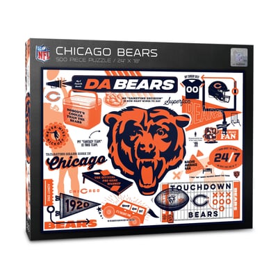 Chicago Bears IDNA 500-Piece Scrapbook Puzzle