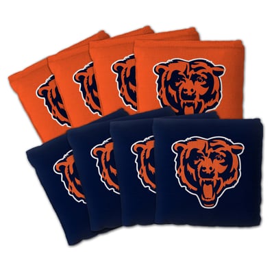 Chicago Bears IDNA Eight-Piece Cornhole Bag Set