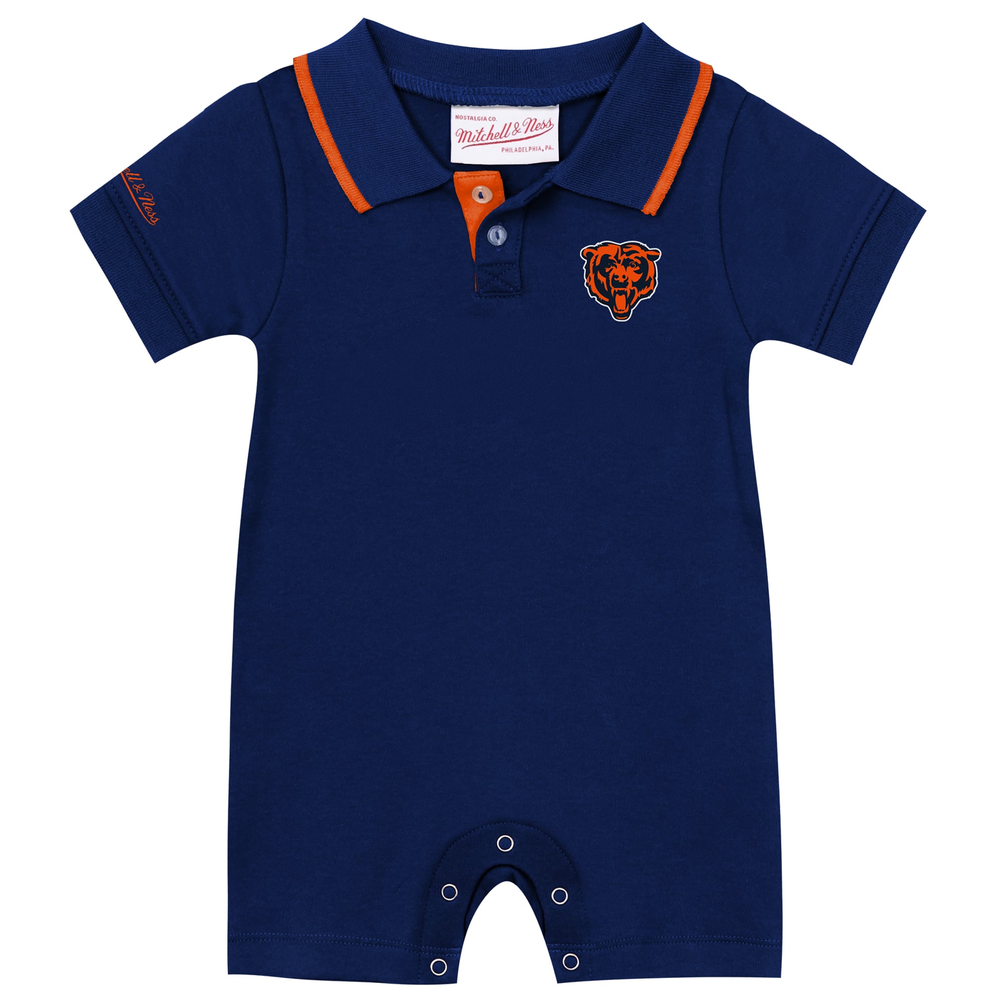 Combinaison de rugby rétro Mitchell & Ness Walter Payton bleu marine Chicago Bears pour bébé