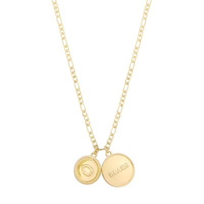 Chicago Bears LUV AJ Double Coin Logo Necklace