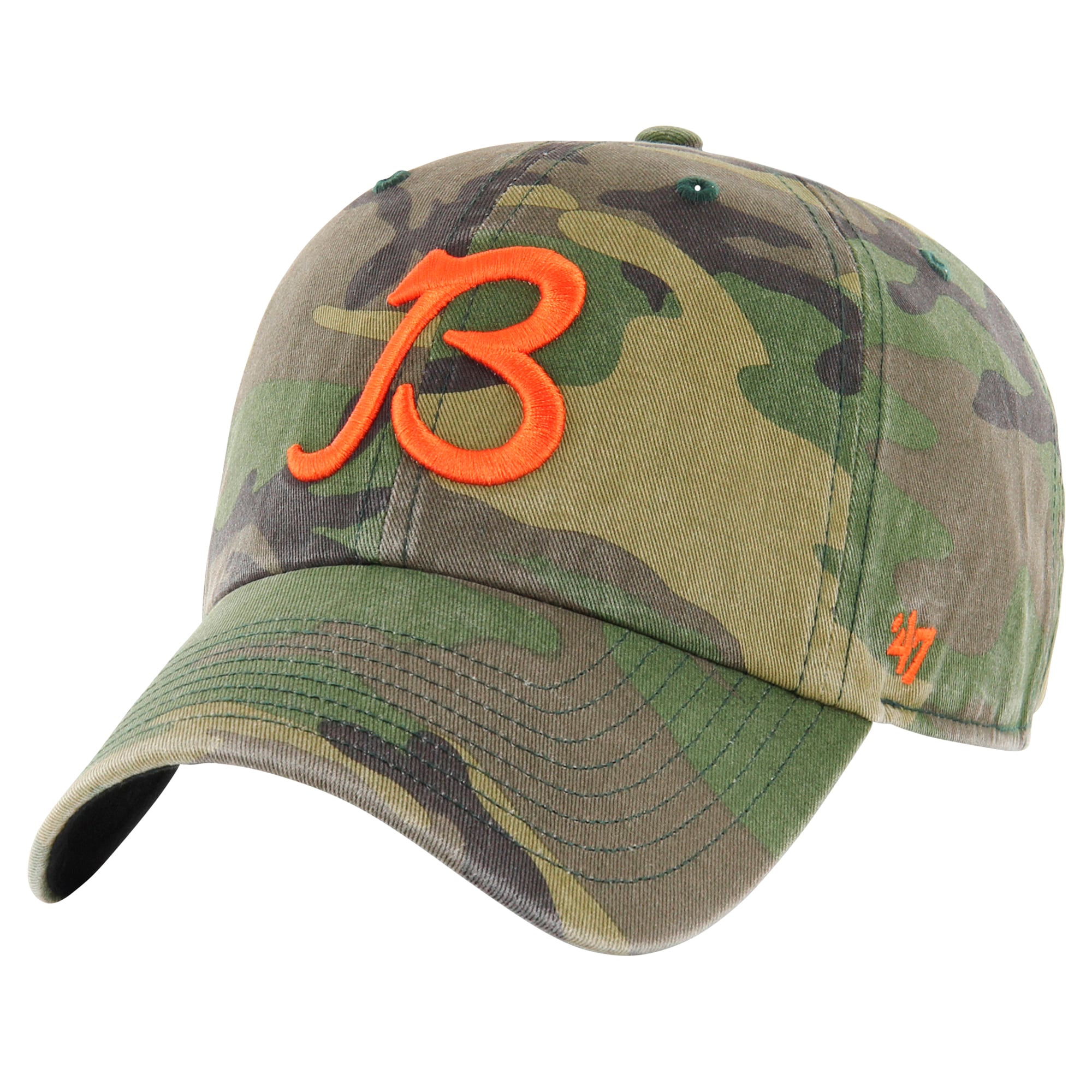 Casquette ajustable Chicago Bears Woodland Clean Up Camo 47 pour homme