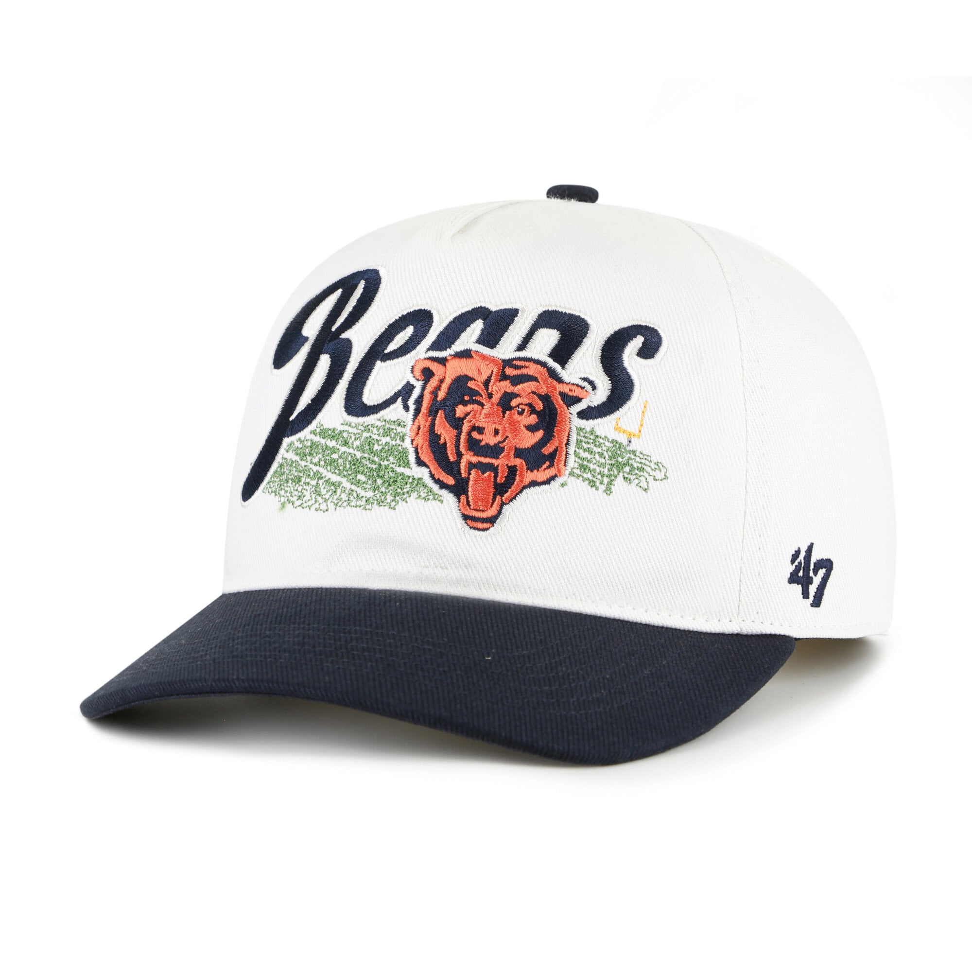 Casquette ajustable Chicago Bears '47 crème Enfield Hitch pour homme
