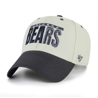  Chicago Bears '47 Half Block Text MVP Adjustable Hat - Gray/Black
