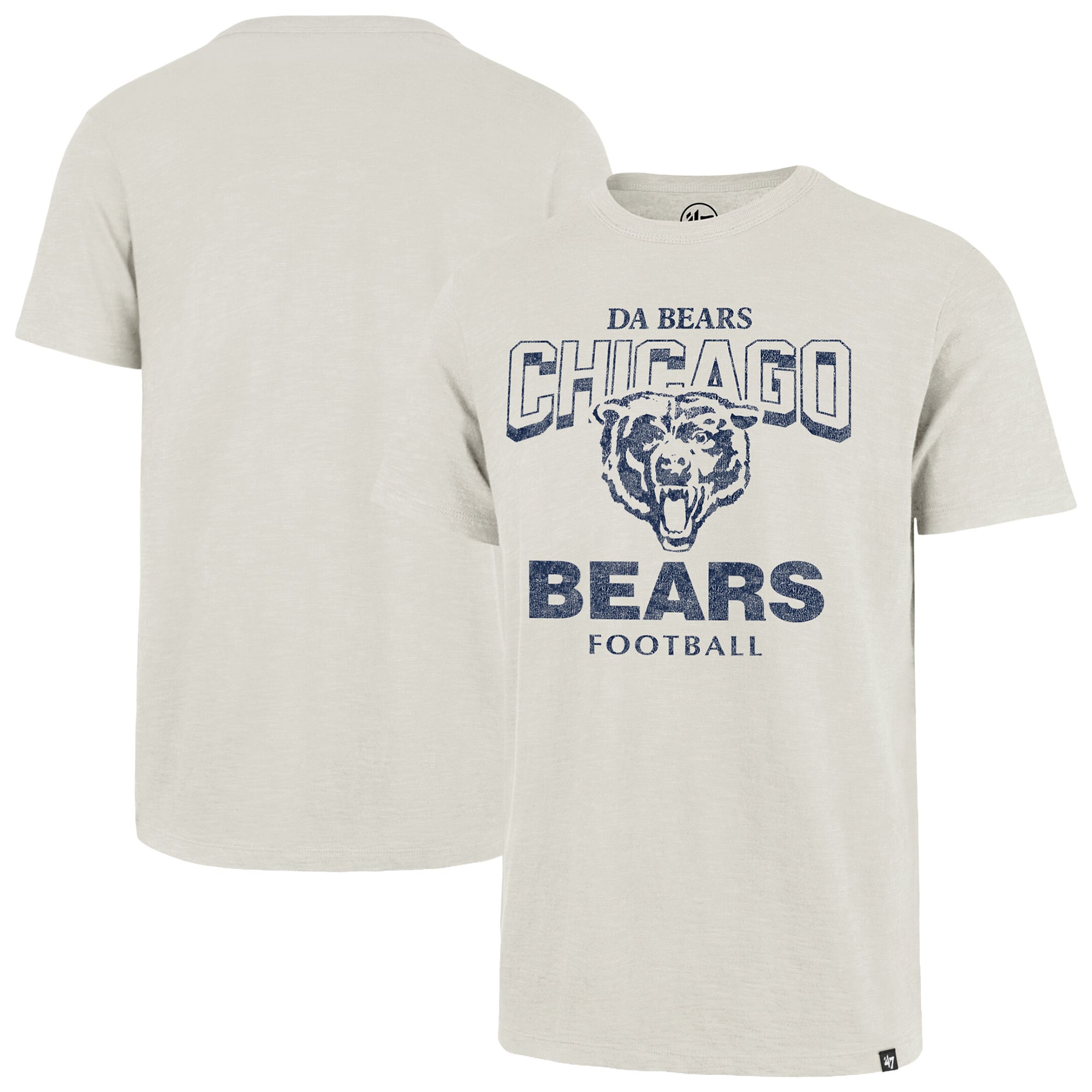 T-shirt homme '47 Natural Chicago Bears Head On Scrum Slub
