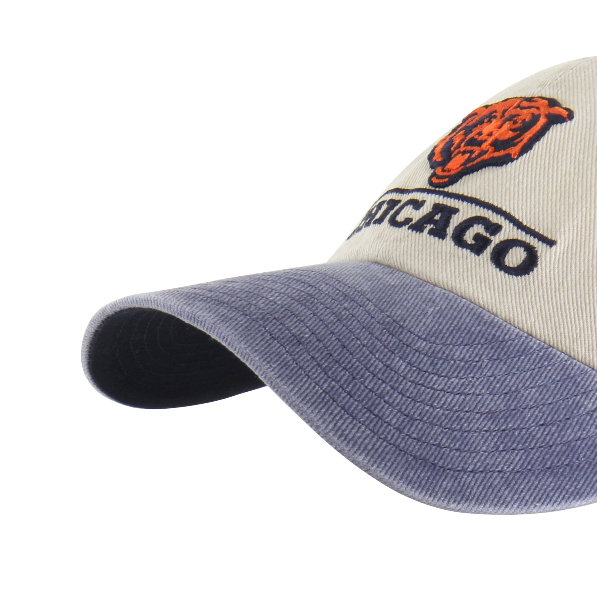 Casquette ajustable pour homme « 47 Natural Chicago Bears Logo Line Clean Up »