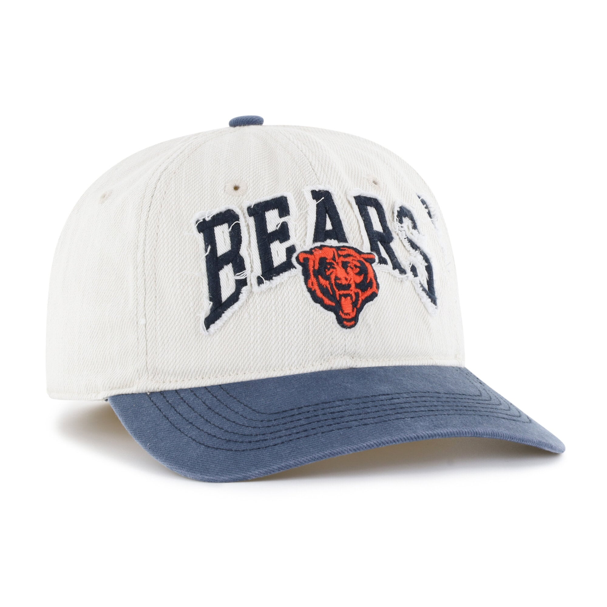 Men's '47 Natural Chicago Bears Throwback Groton Franchise Fitted Hat