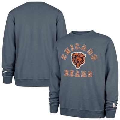 Chicago Bears '47 Calderwood Well Worn French Terry Sweatshirt - Navy