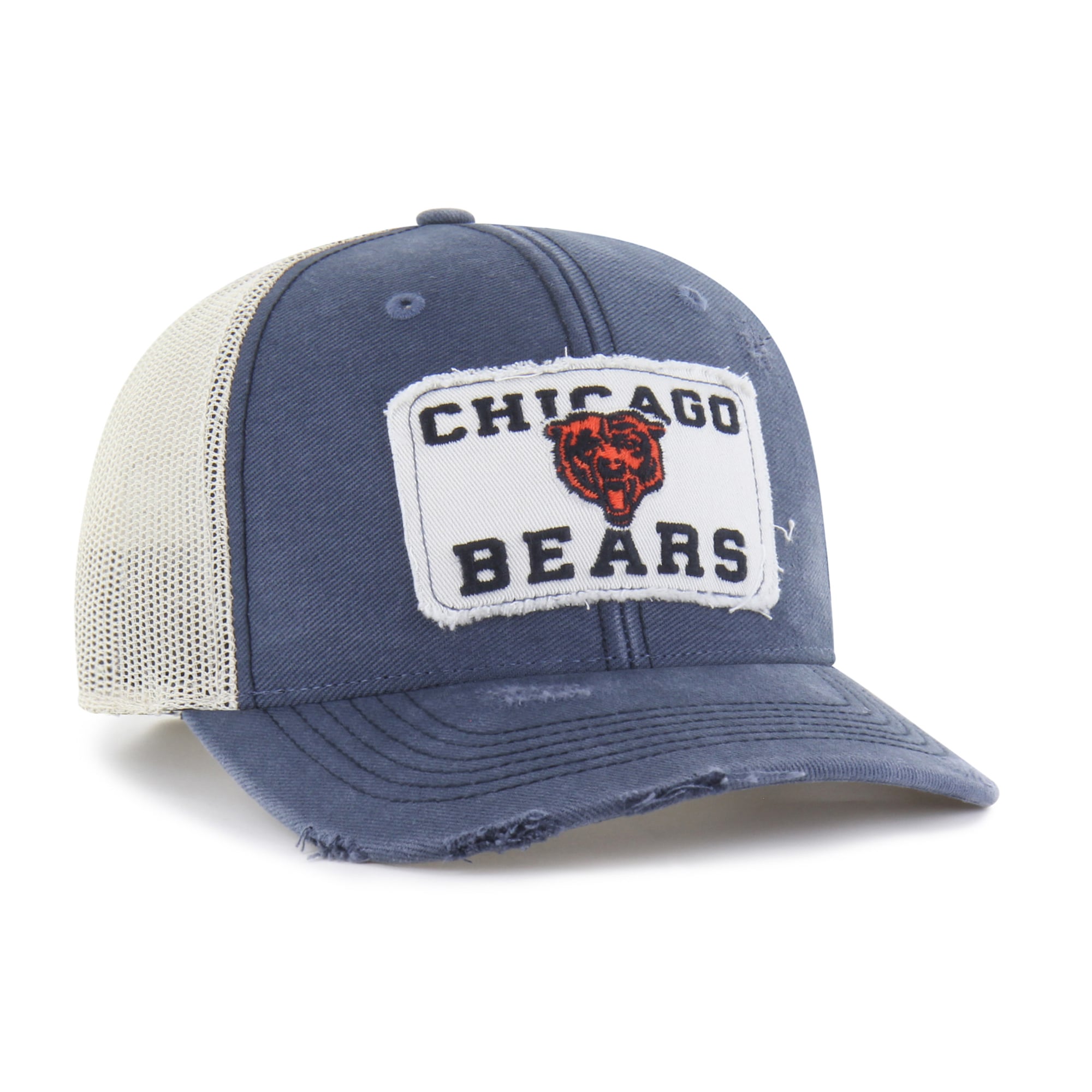 Men's '47 Navy Chicago Bears Egremont Well-Worn Adjustable Trucker Hat