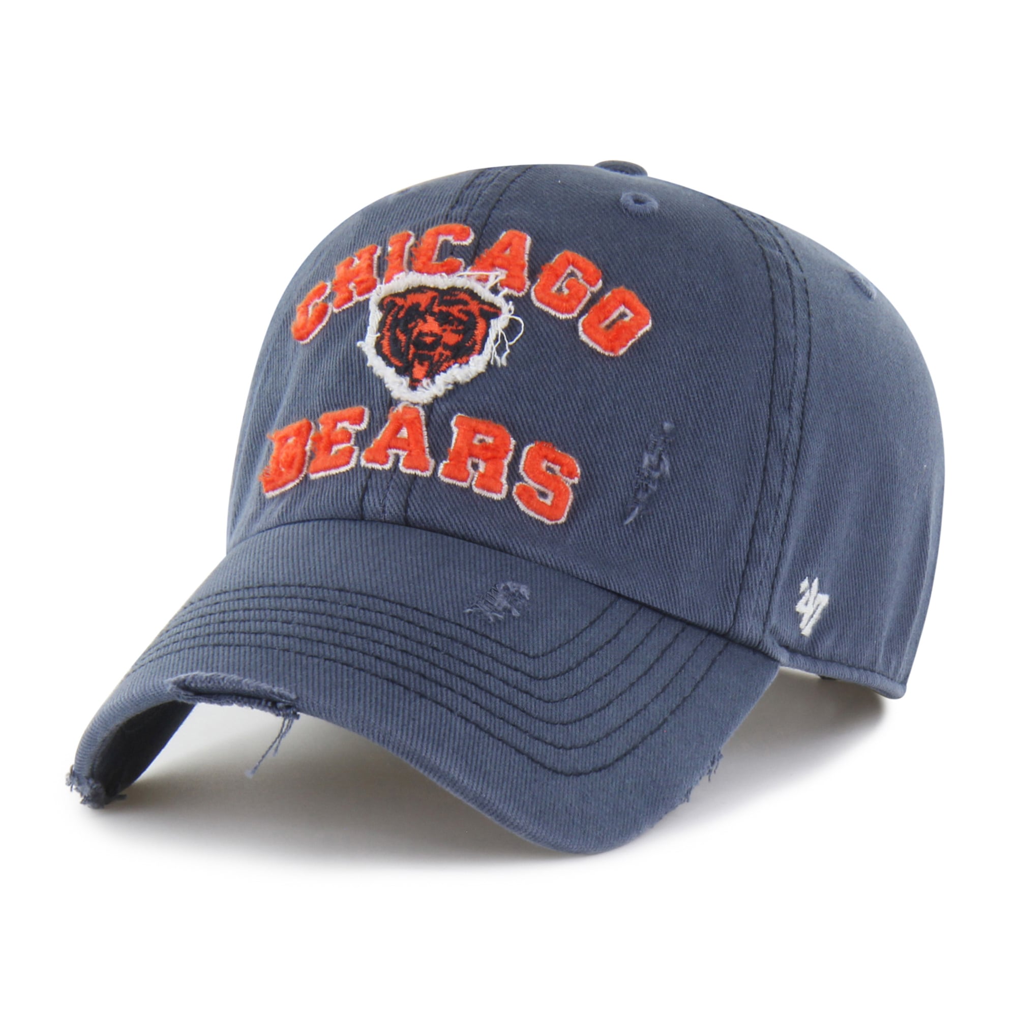 Casquette ajustable Chicago Bears Seymoore Clean Up bleu marine pour homme, modèle 47