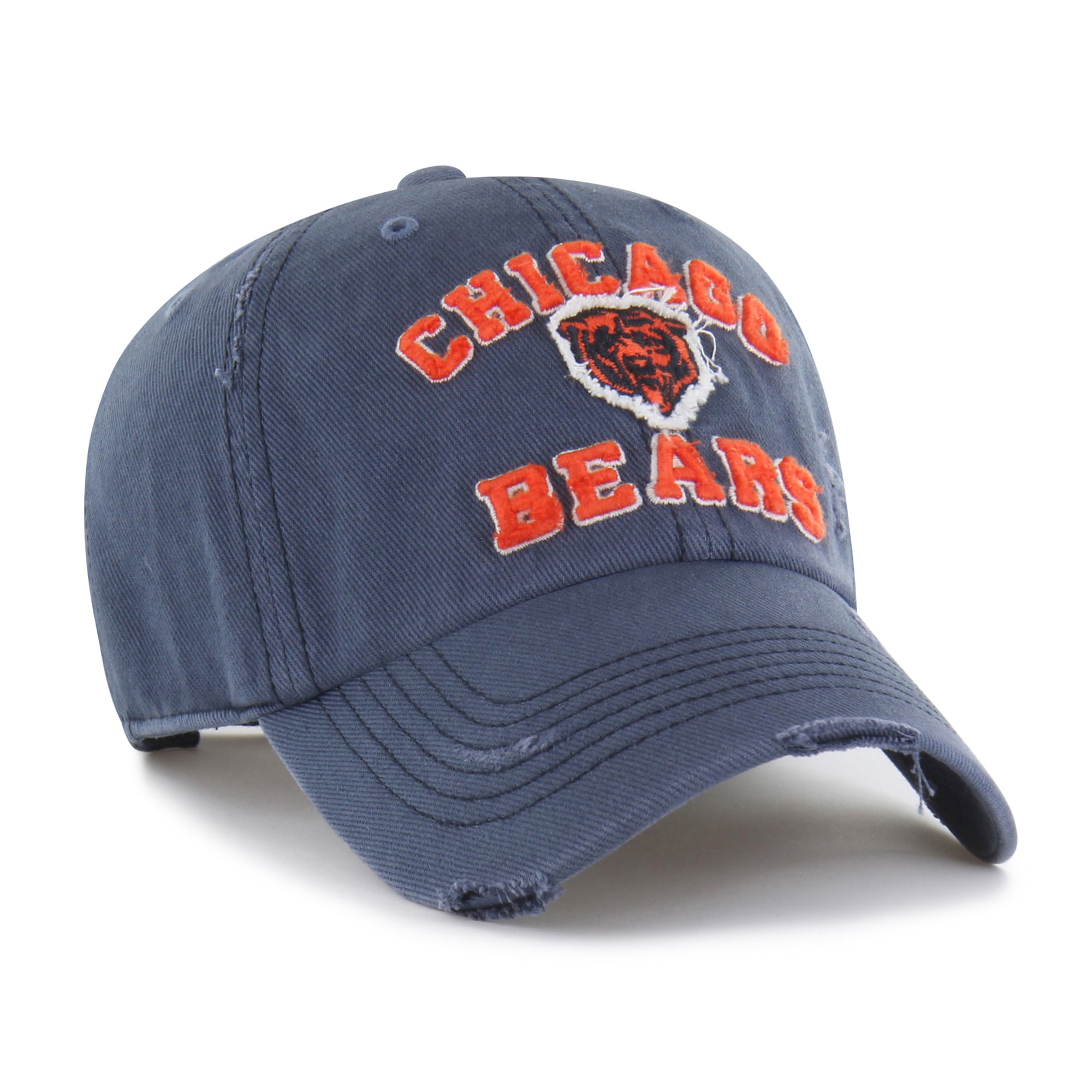 Casquette ajustable Chicago Bears Seymoore Clean Up bleu marine pour homme, modèle 47