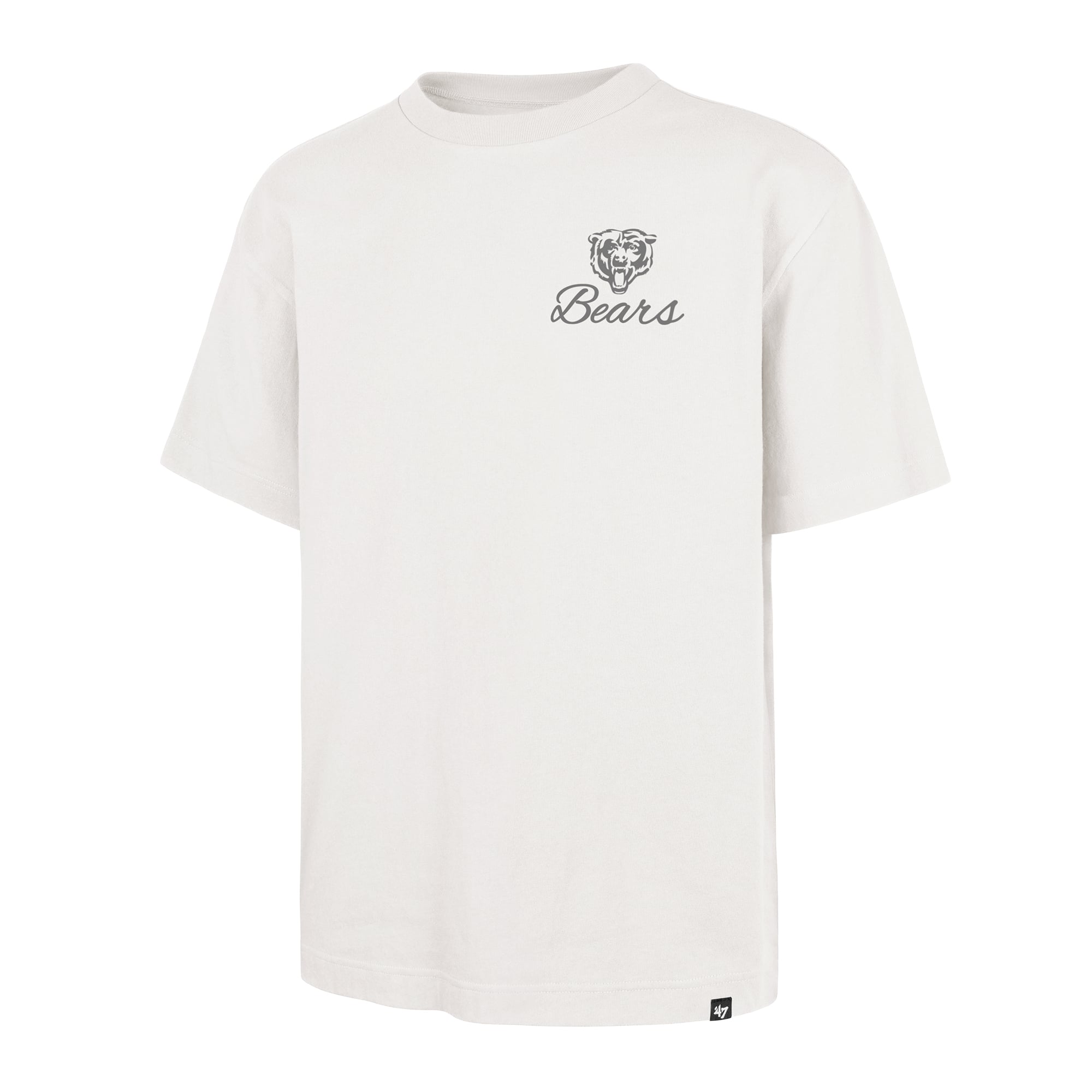 Men's '47 Off White Chicago Bears Photon Dust Foundation T-Shirt
