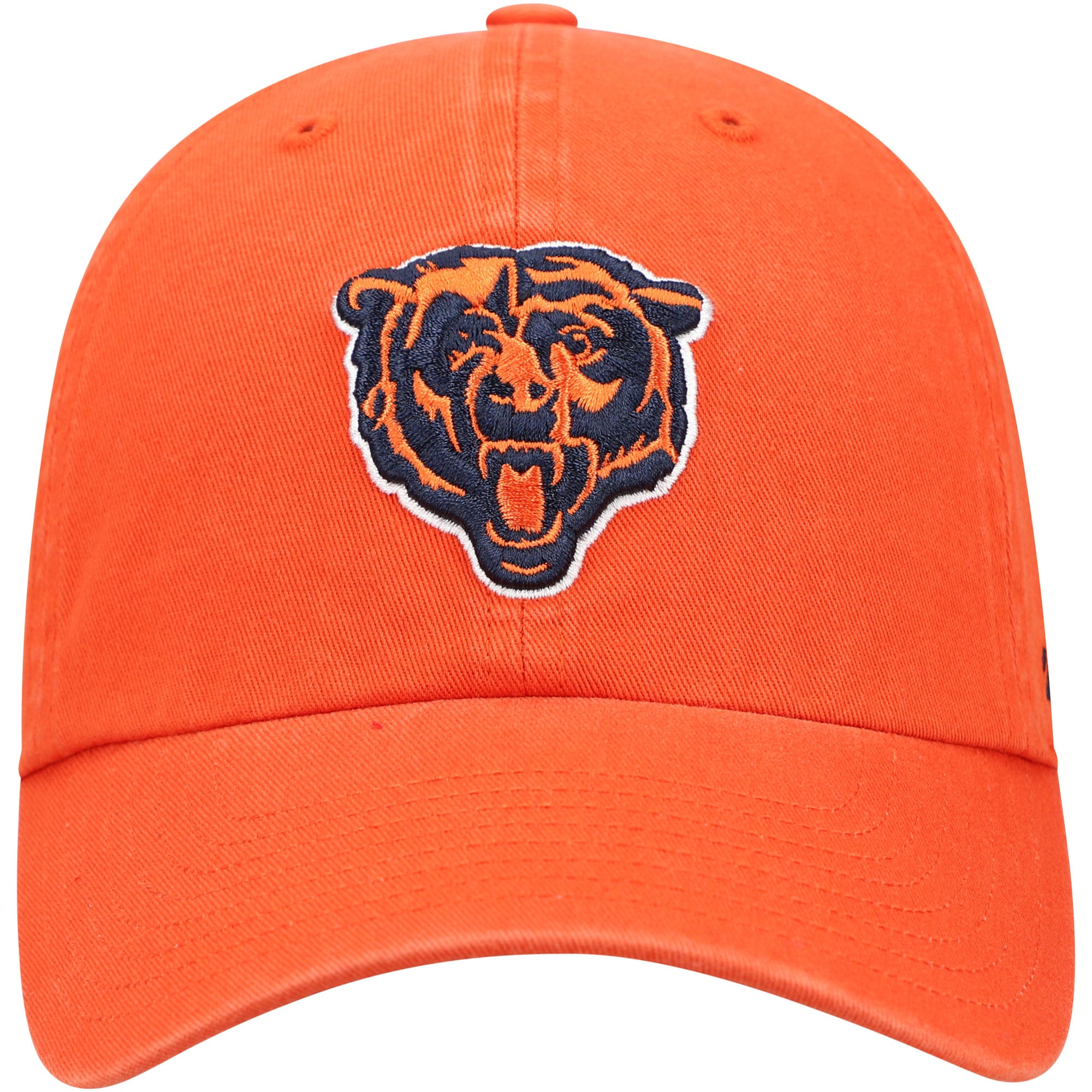 Men's '47 Orange Chicago Bears Secondary Clean Up Adjustable Hat