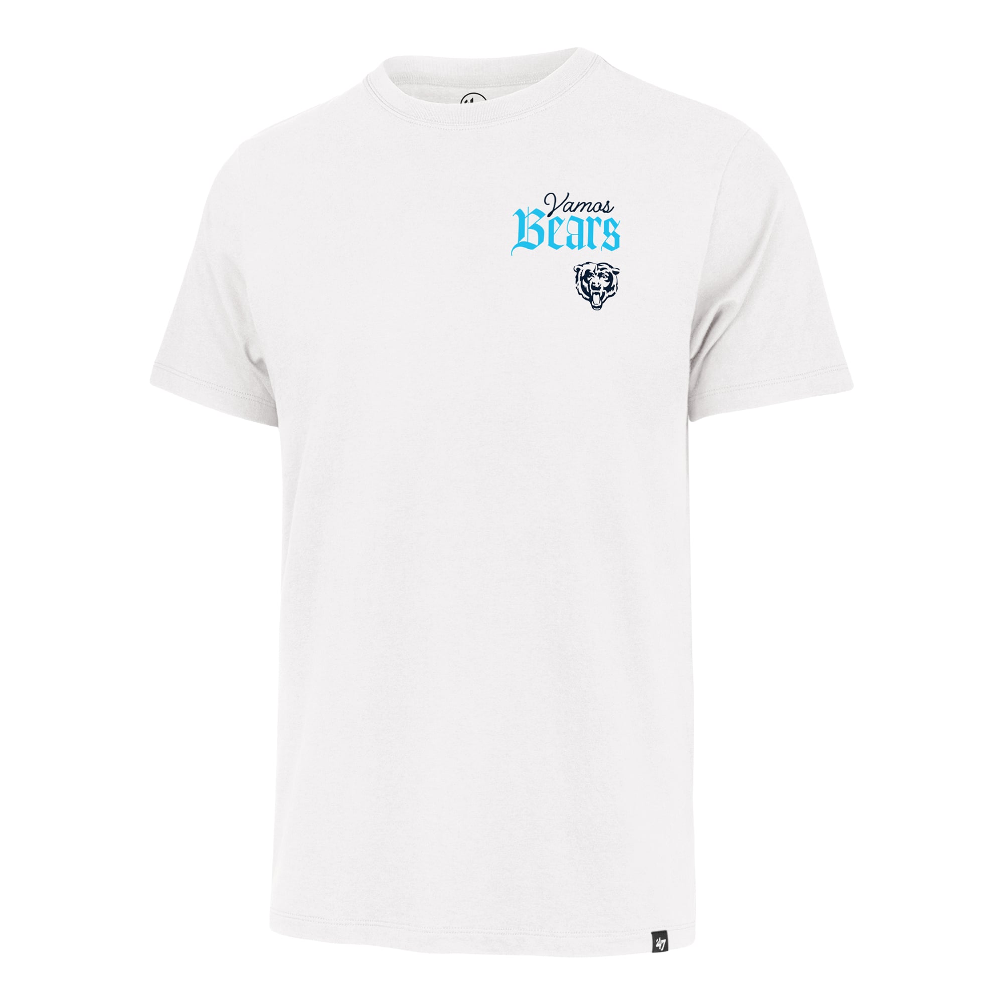 Men's '47 White Chicago Bears Vamos Franklin T-Shirt