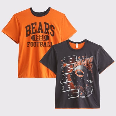 Chicago Bears Abercrombie & Fitch Reversible T-Shirt - Navy