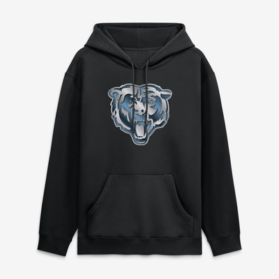 Chicago Bears  Metallic Mascot Hoodie - Black