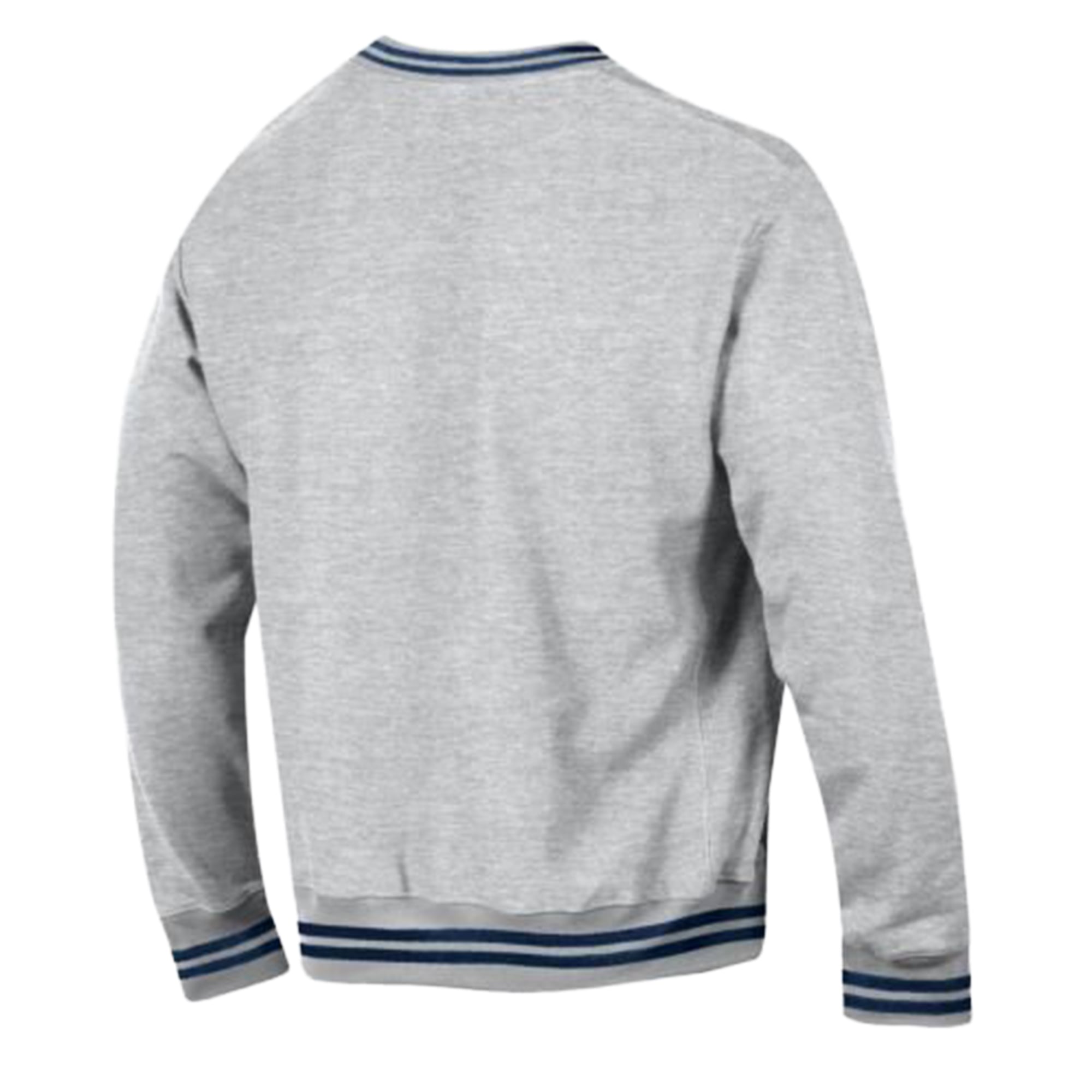 Men's Champion Heather Gray/Navy Chicago Bears Reverse Weave Yarn Dye Sweatshirt