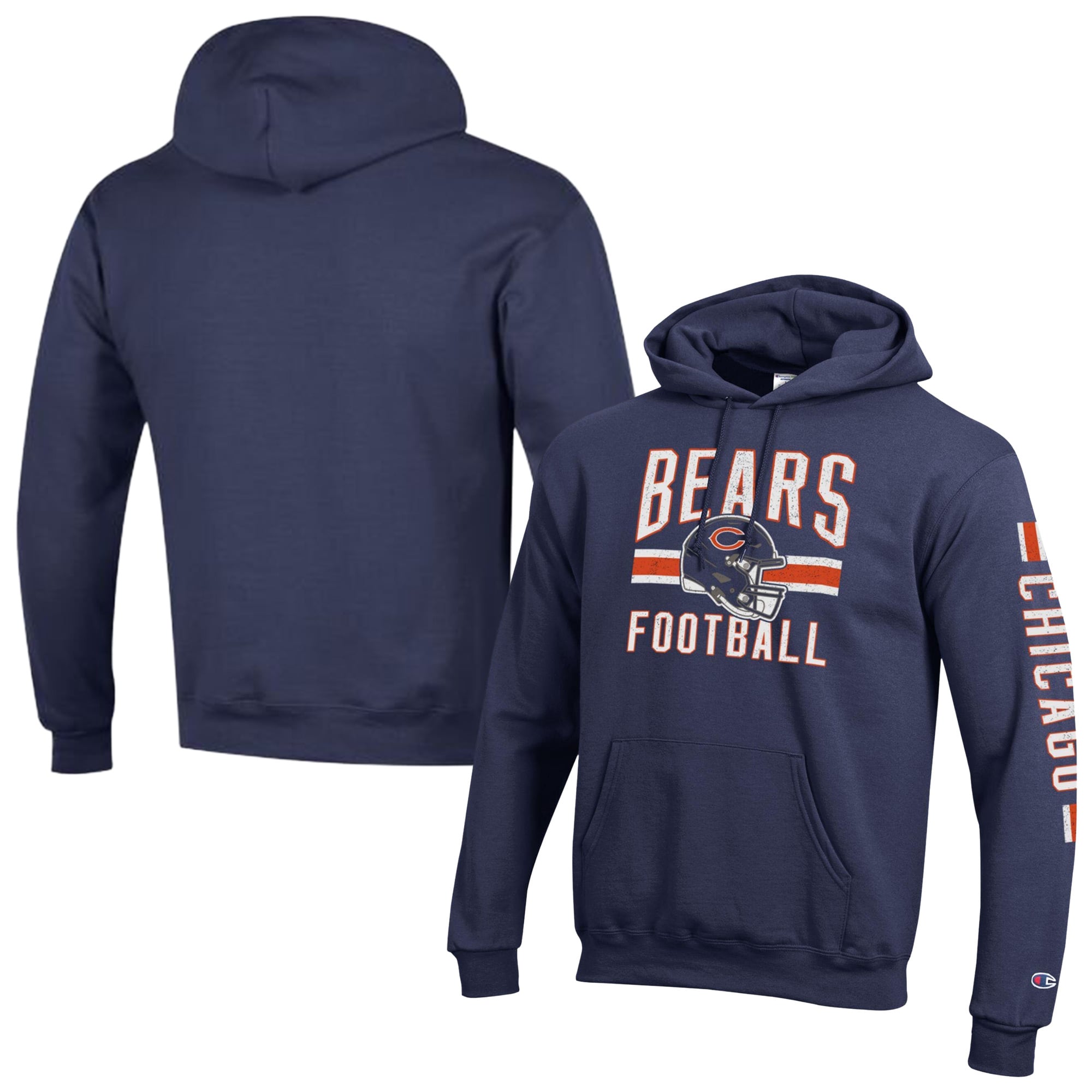 Sweat à capuche Champion Powerblend bleu marine pour homme