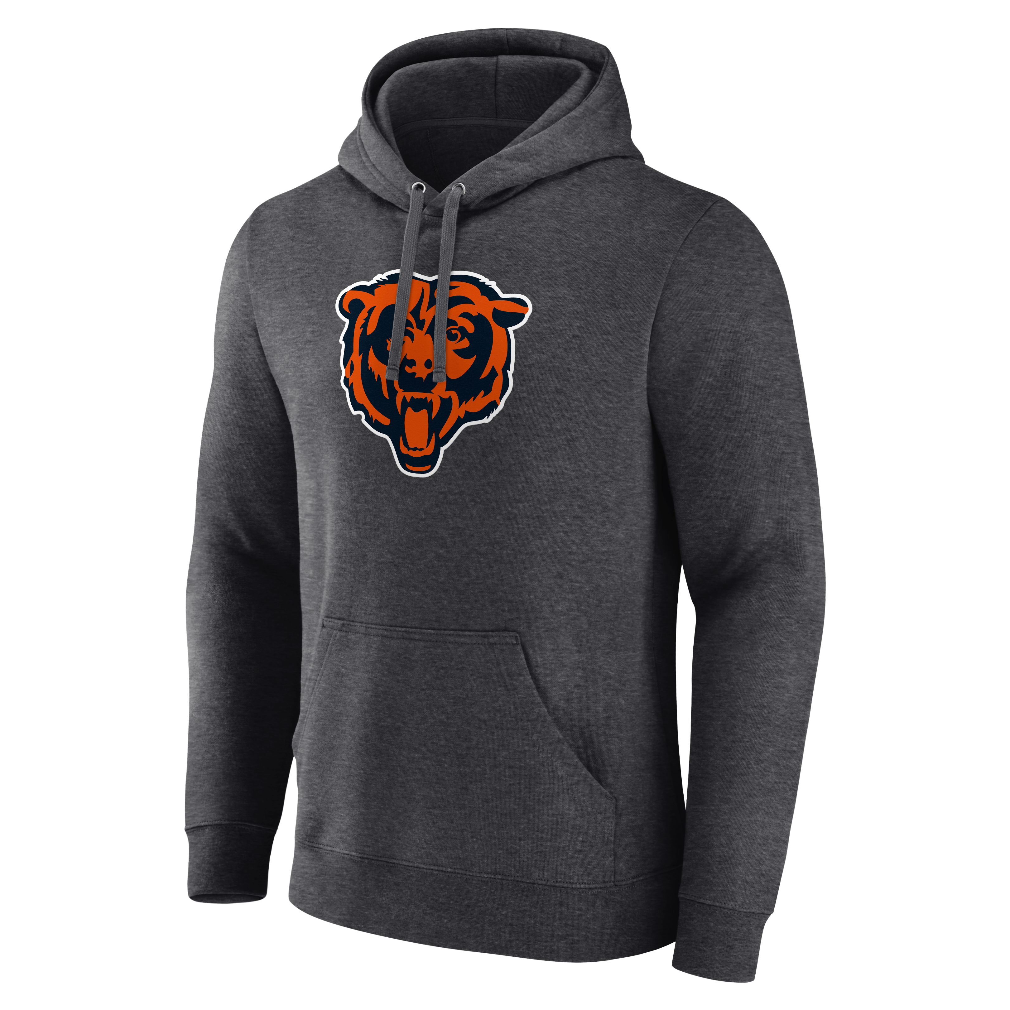 Men's Charcoal Chicago Bears Primary Logo Hoodie
