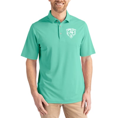  Chicago Bears Cutter & Buck Virtue Eco Pique Recycled Polo - Green