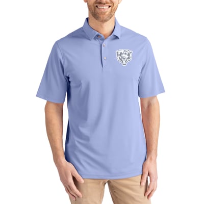  Chicago Bears Cutter & Buck Virtue Eco Pique Recycled Polo - Purple