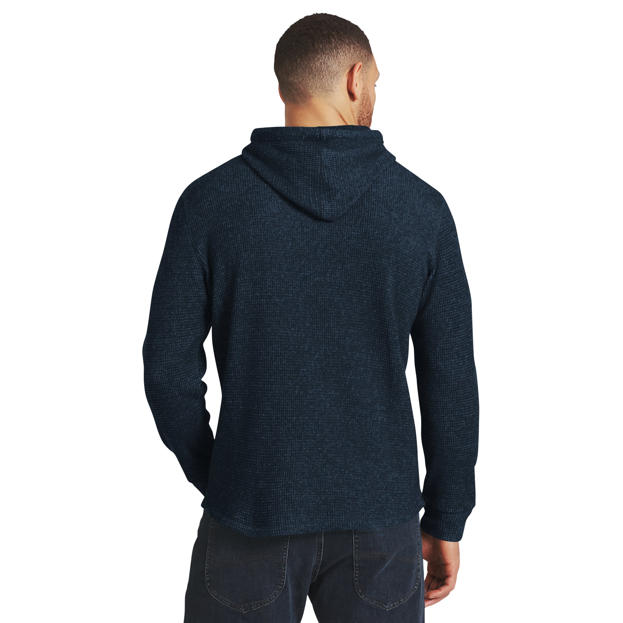 Collection Darius Rucker pour homme par Fanatics T-shirt à manches longues et capuche en maille gaufrée Chicago Bears bleu marine