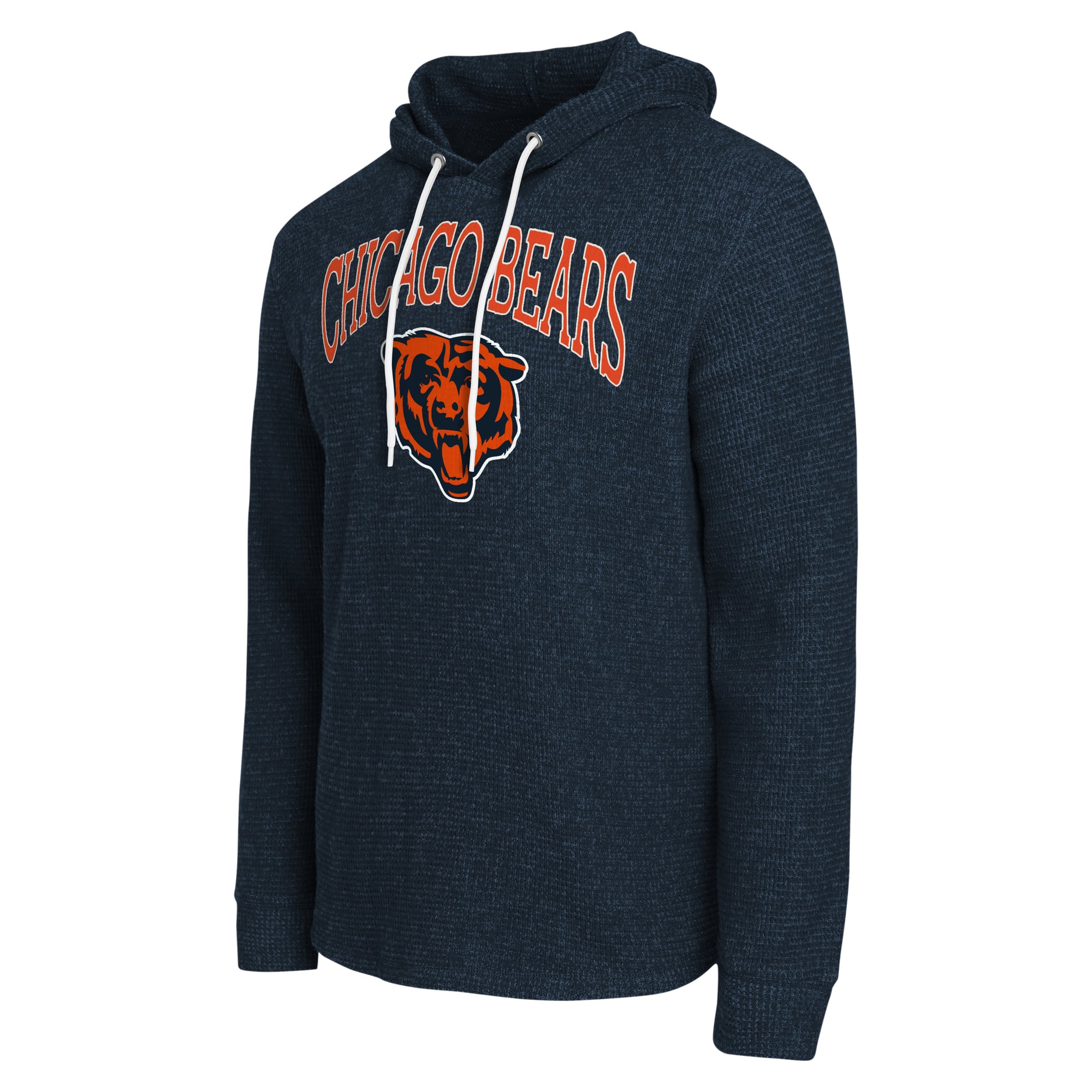Collection Darius Rucker pour homme par Fanatics T-shirt à manches longues et capuche en maille gaufrée Chicago Bears bleu marine