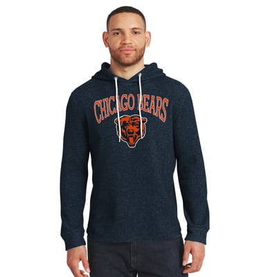 Chicago Bears Darius Rucker Collection by Fanatics Waffle Knit Hooded Tri-Blend Long Sleeve T-Shirt - Navy
