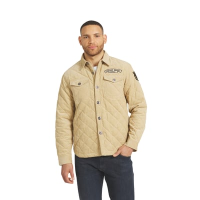 Chicago Bears Darius Rucker Collection by Fanatics Button-Up Thin-Wale Corduroy Shacket - Tan