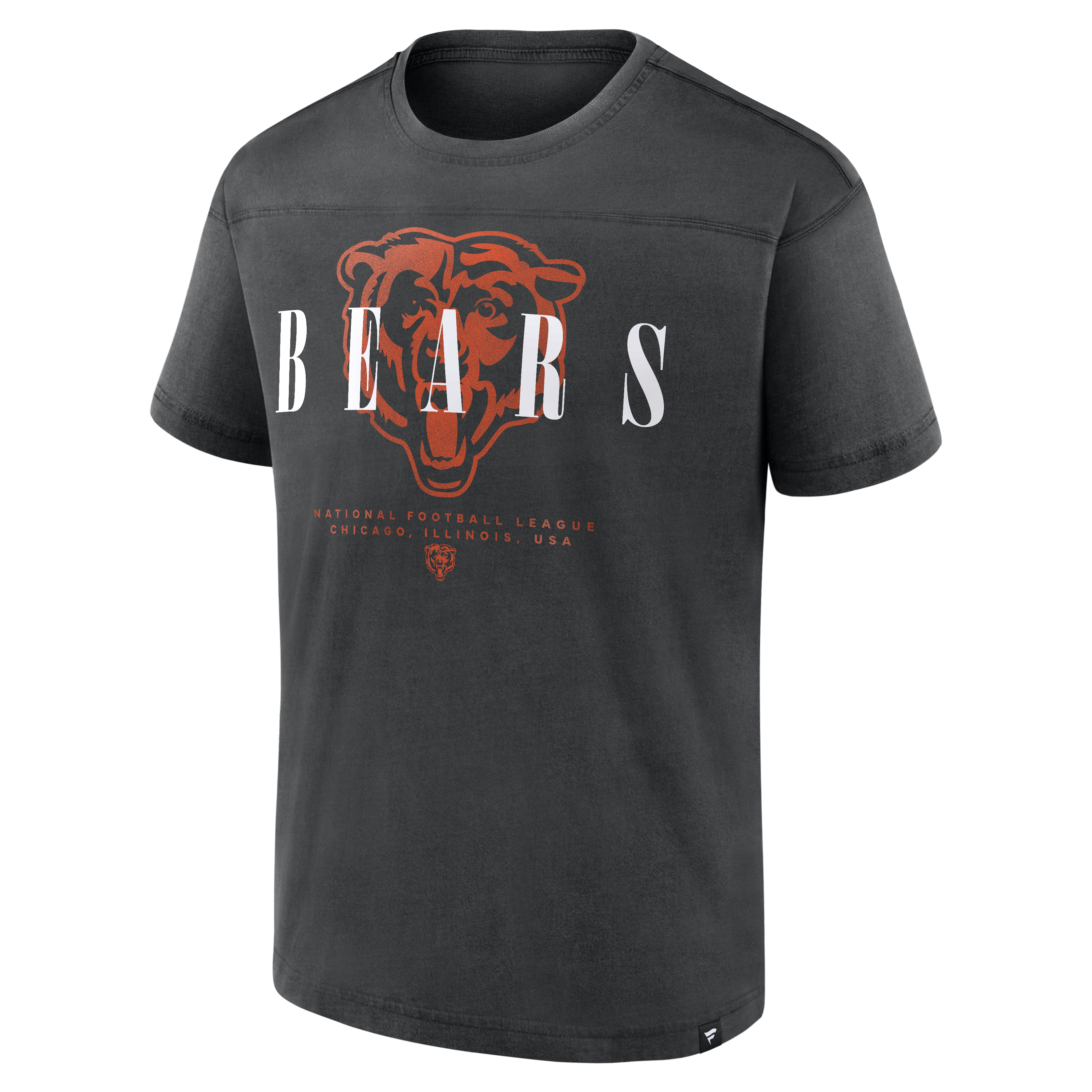 Men's Fanatics Black Chicago Bears Endzone Dance Relaxed Fashion Top