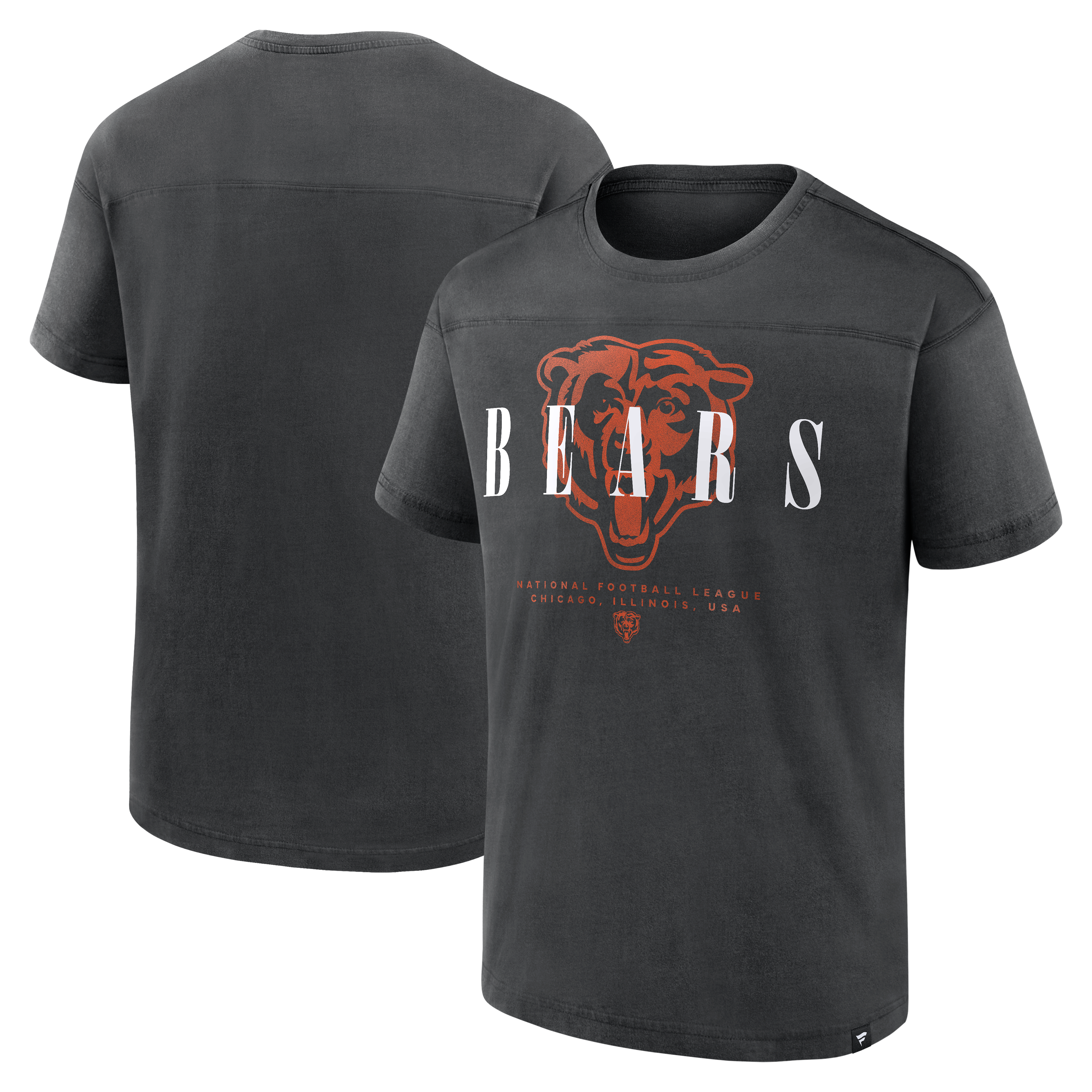 Men's Fanatics Black Chicago Bears Endzone Dance Relaxed Fashion Top