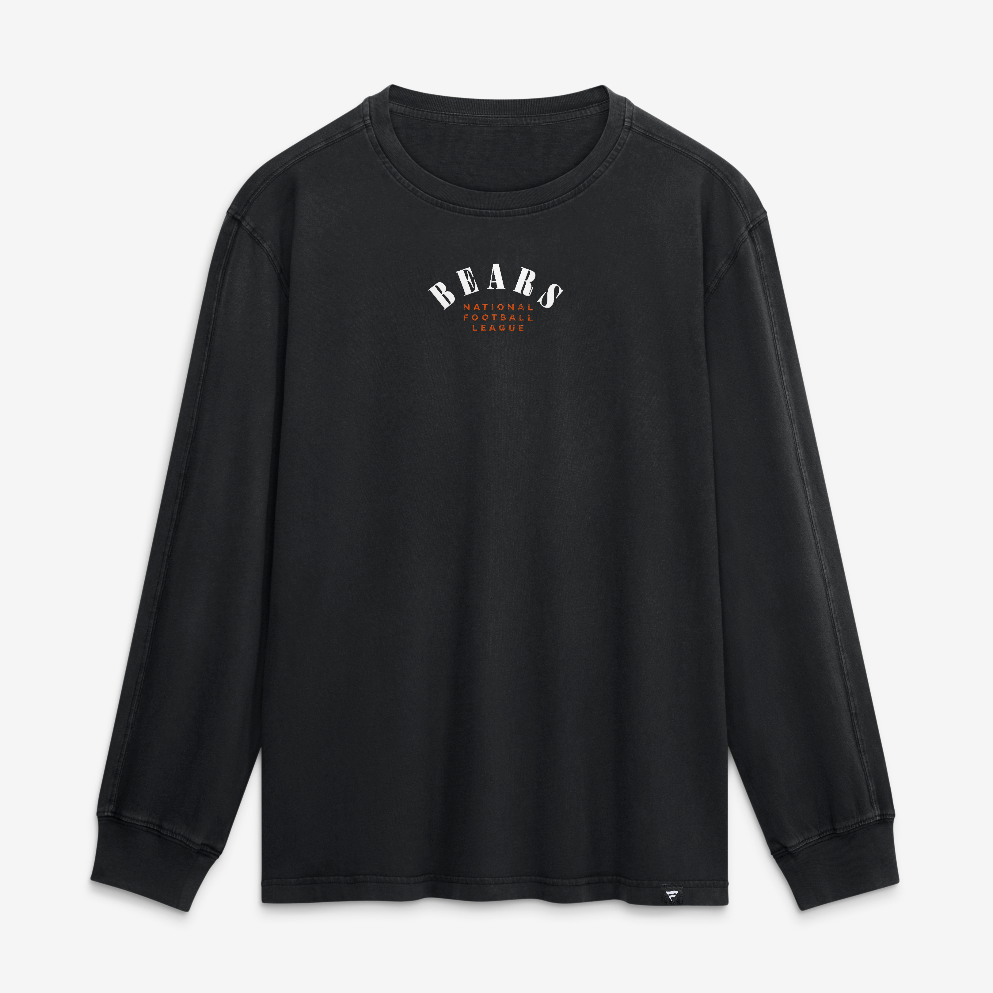 T-shirt à manches longues Fanatics Black Chicago Bears pour homme, modèle décontracté Fullback Drive