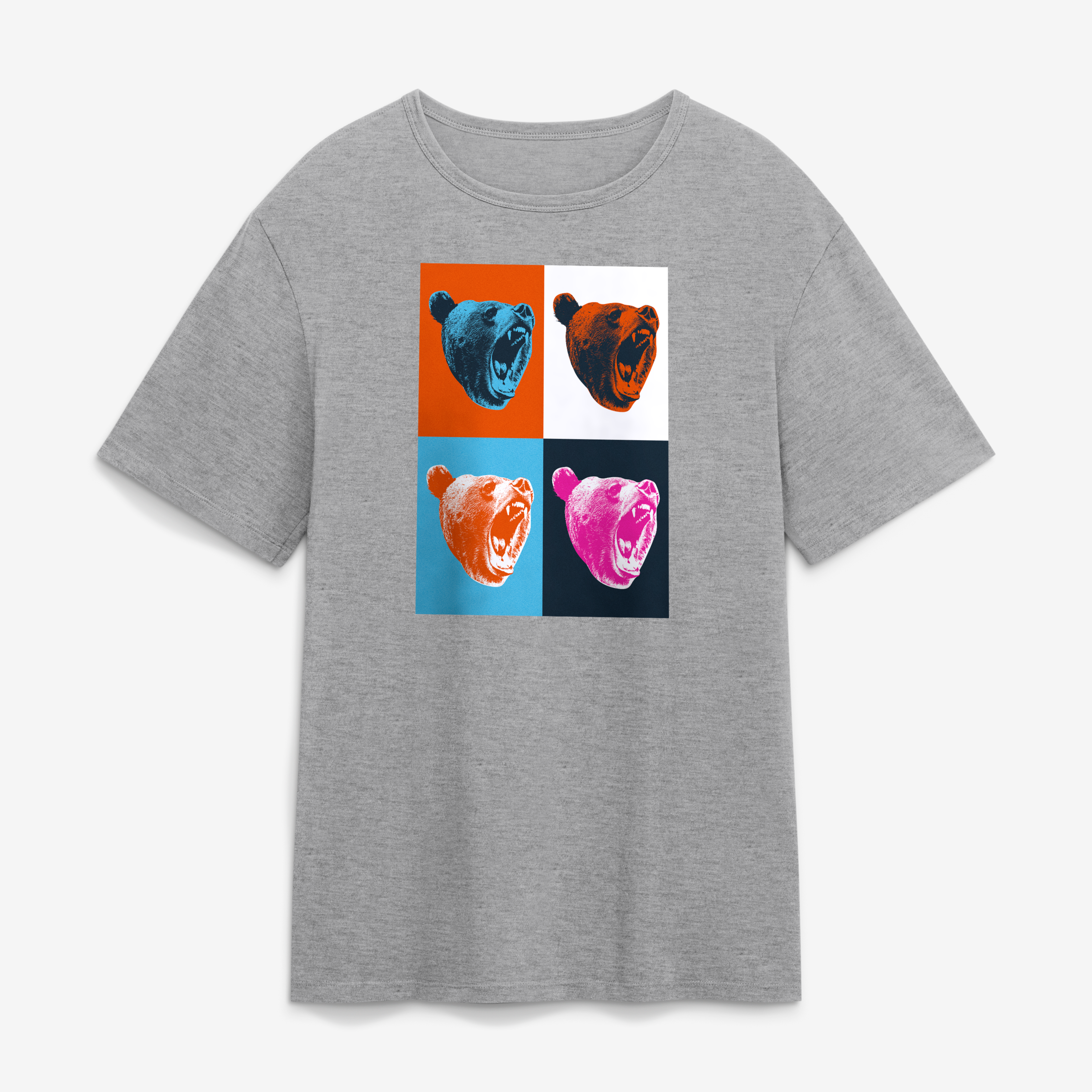 Men's Fanatics Heather Gray Chicago Bears 2026 Draft Party T-Shirt