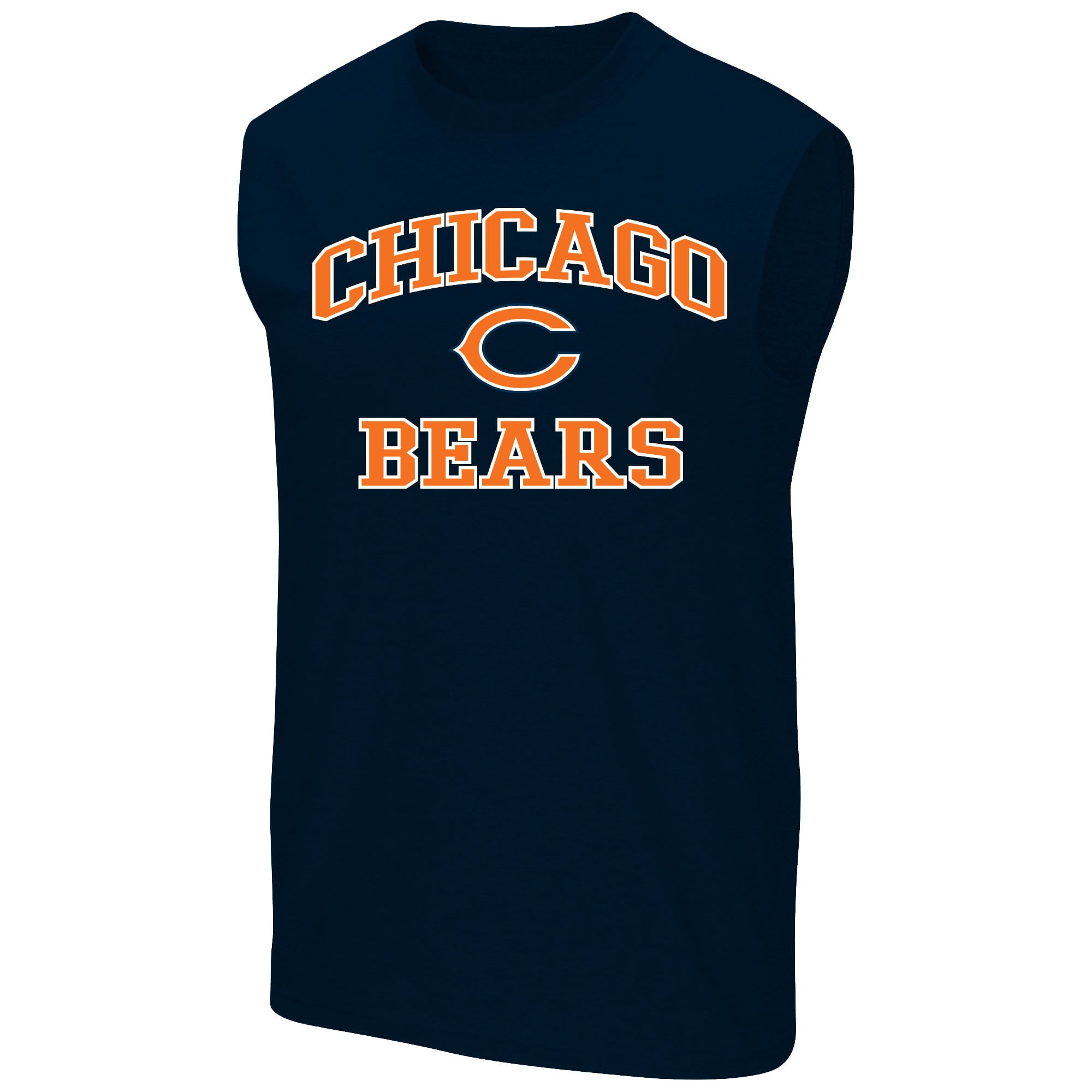 Men's Fanatics Navy Chicago Bears Big & Tall Hart Soul Muscle Tank Top
