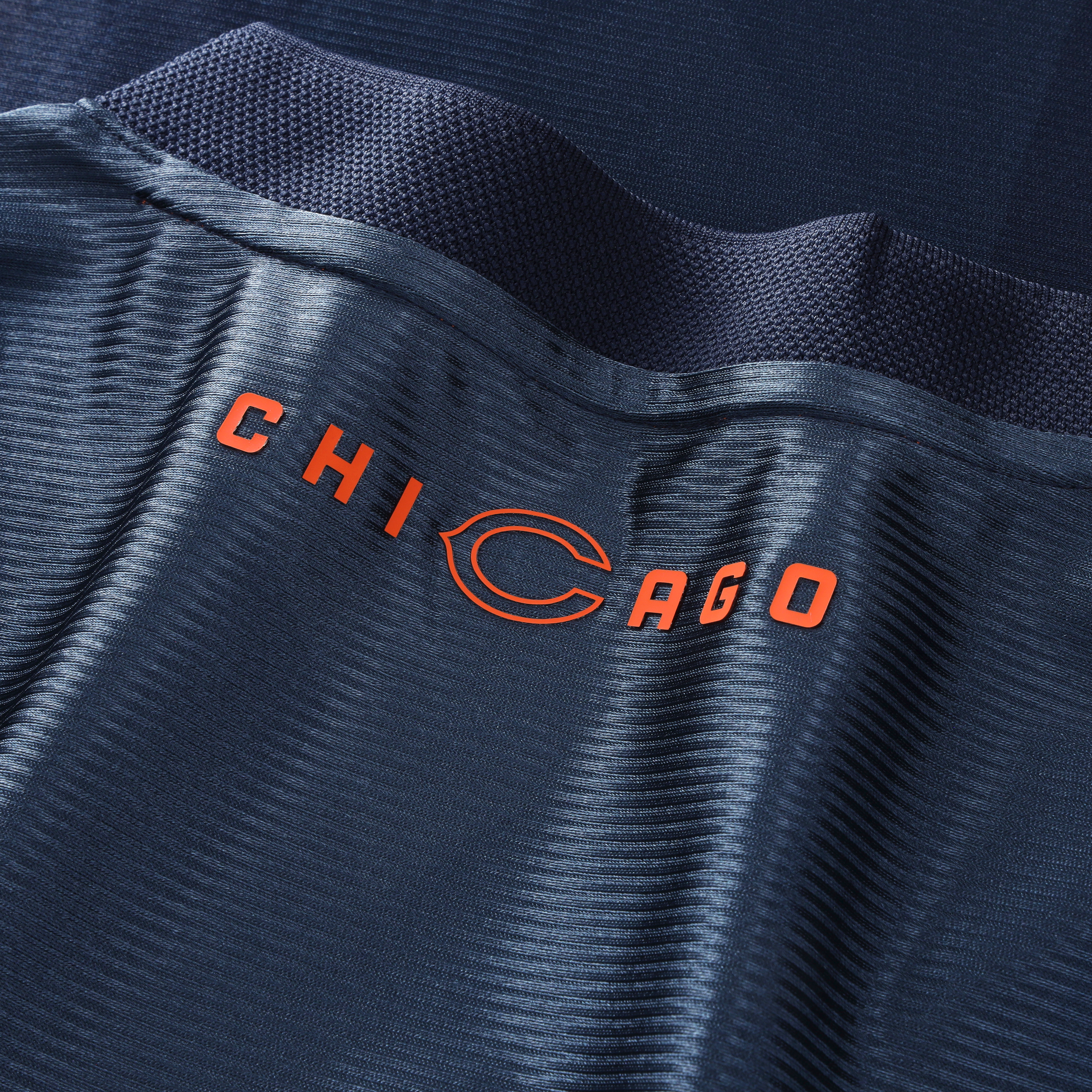 Men's Fanatics Navy Chicago Bears Football x V-Neck Fan Top