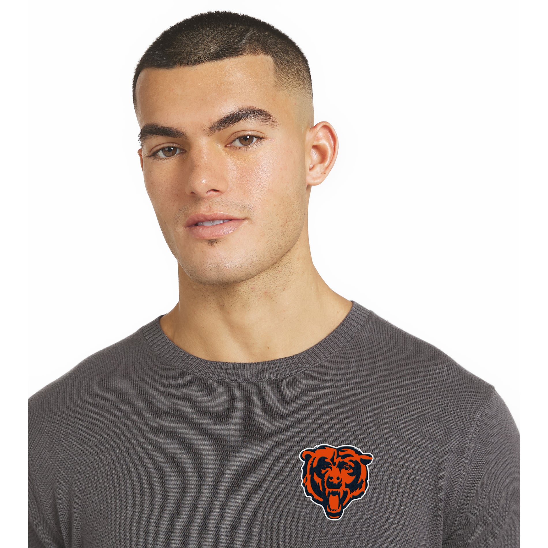 Men's J. Palmer Charcoal Chicago Bears Sweater