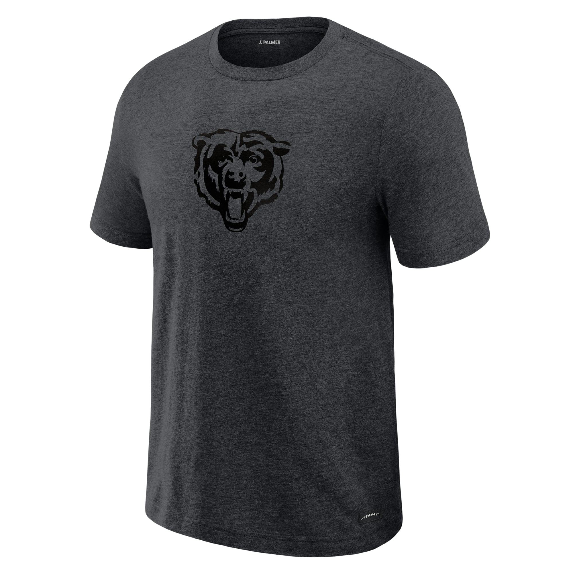 Men's J. Palmer Graphite Chicago Bears Players Lounge Tri-Blend T-Shirt
