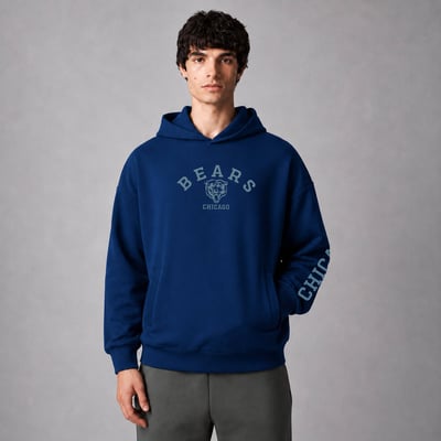  Chicago Bears Levelwear Luxe Zone Pullover Hoodie - Navy