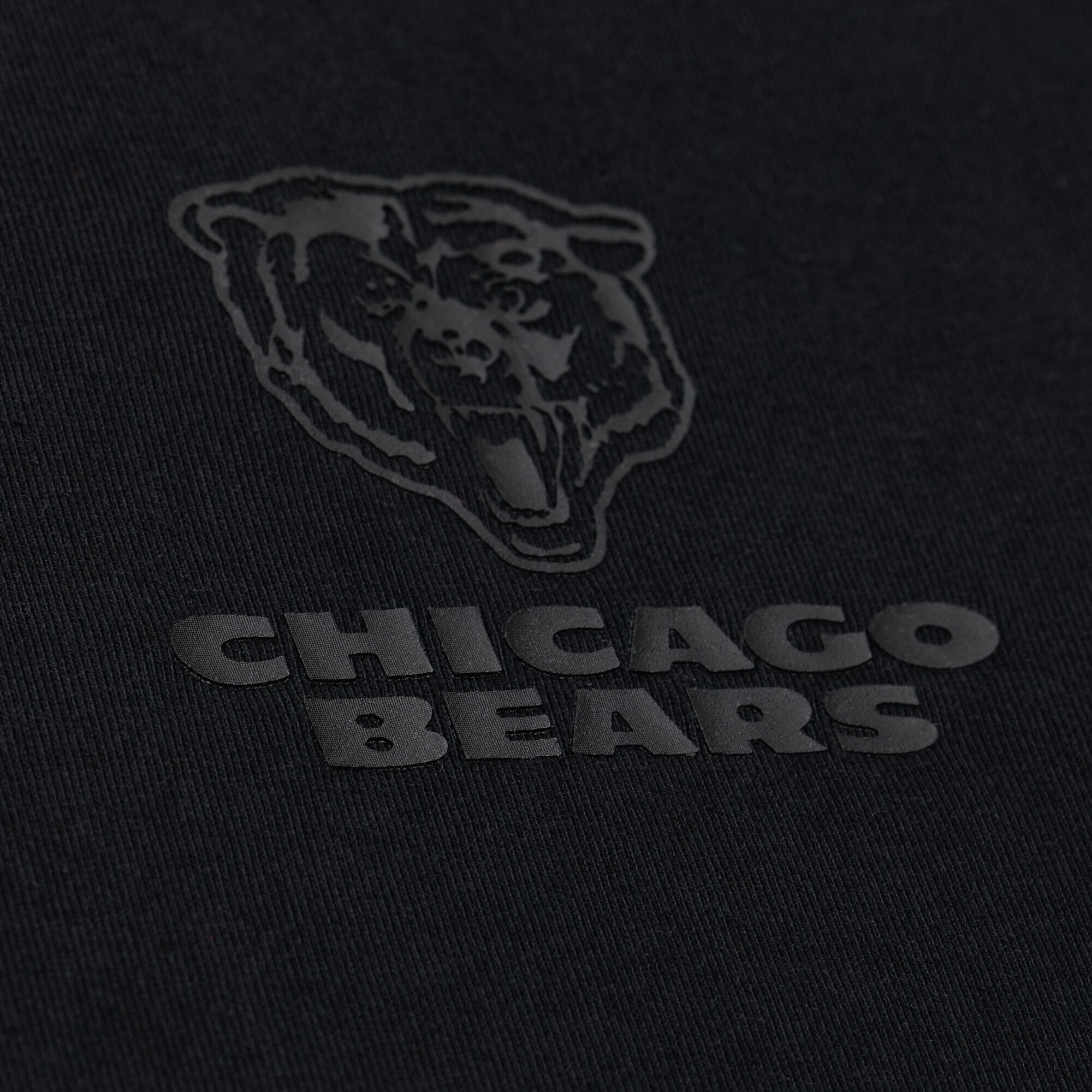 Men's Mitchell & Ness Black Chicago Bears Core Essentials Micro Logo T-Shirt