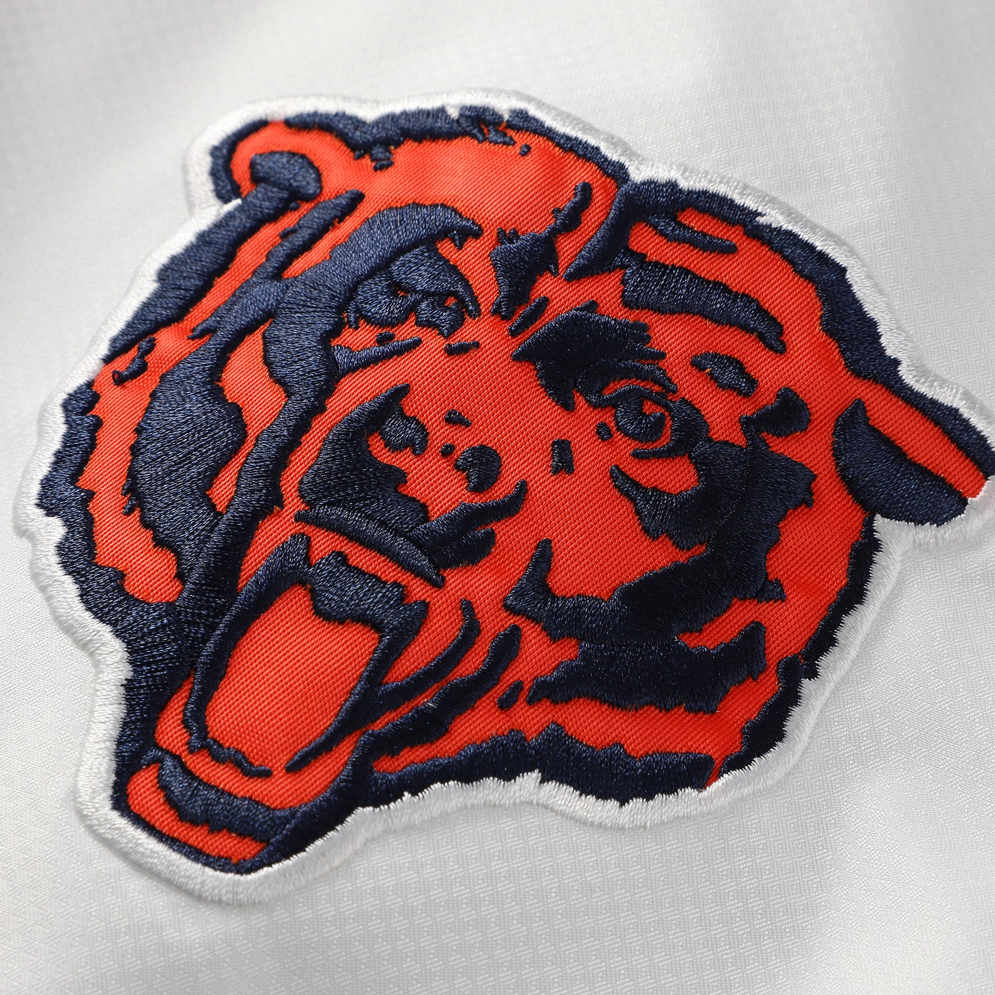 Men's Mitchell & Ness Navy Chicago Bears Head Coach Anorak Quarter-Zip Windbreaker Jacket