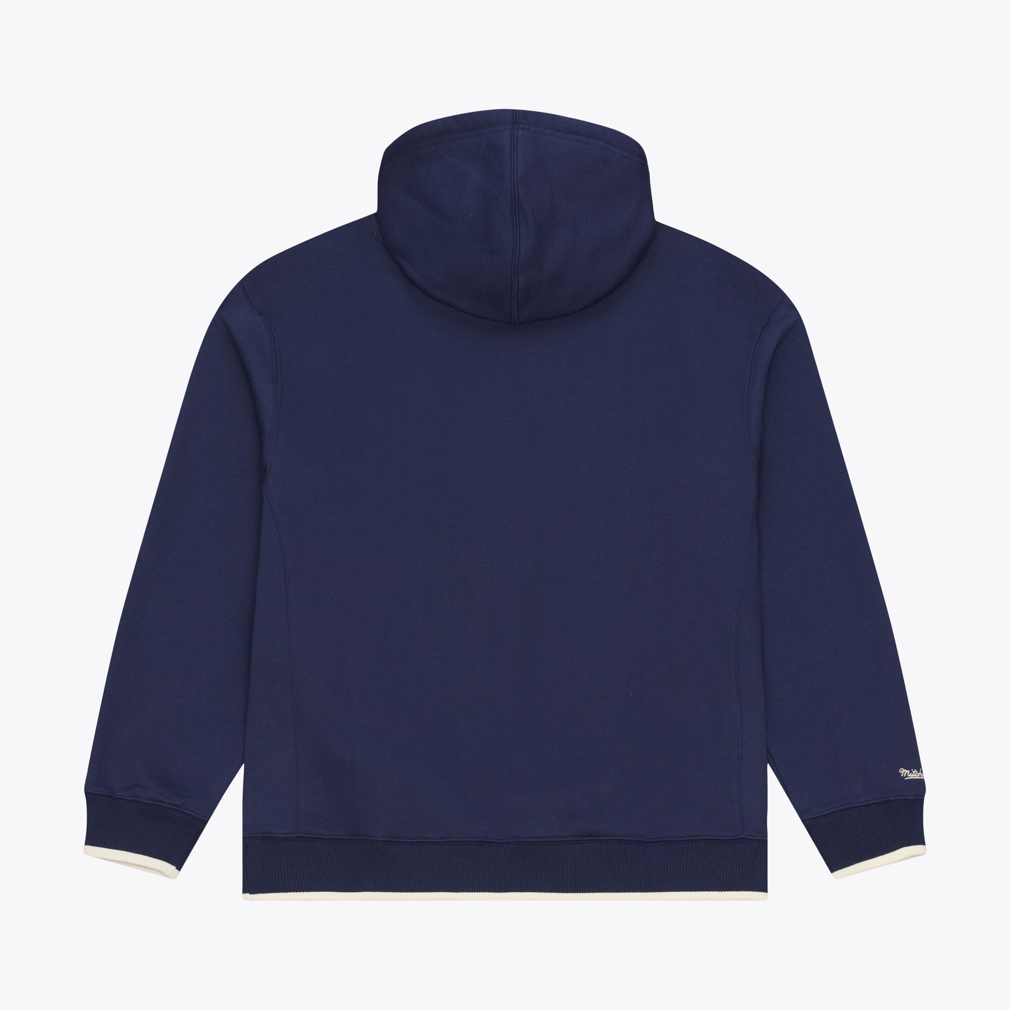 Sweat à capuche en polaire épaisse Mitchell & Ness bleu marine Chicago Bears pour homme