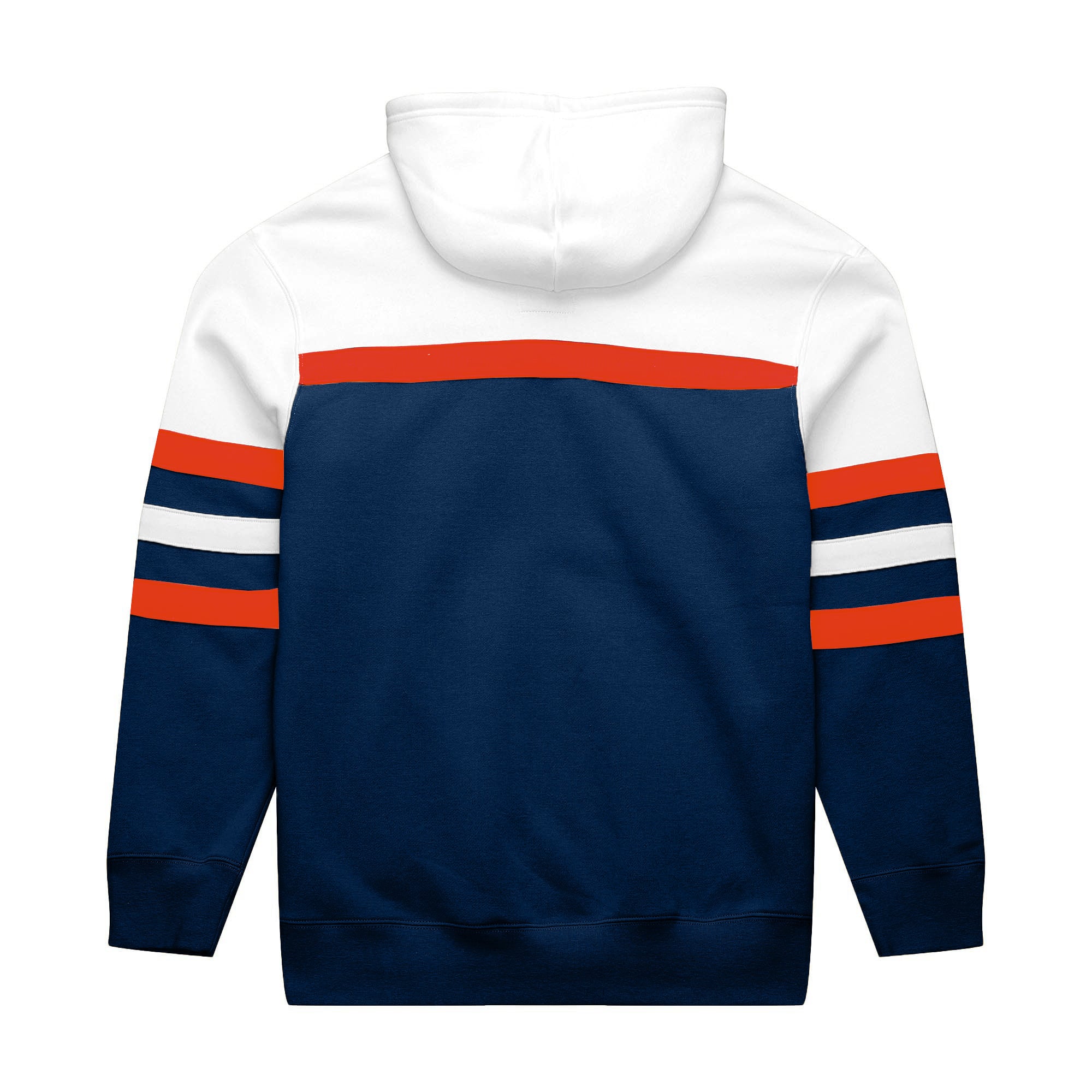 Men's Mitchell & Ness  White/Navy Chicago Bears Big Tall Head Coach Hoodie