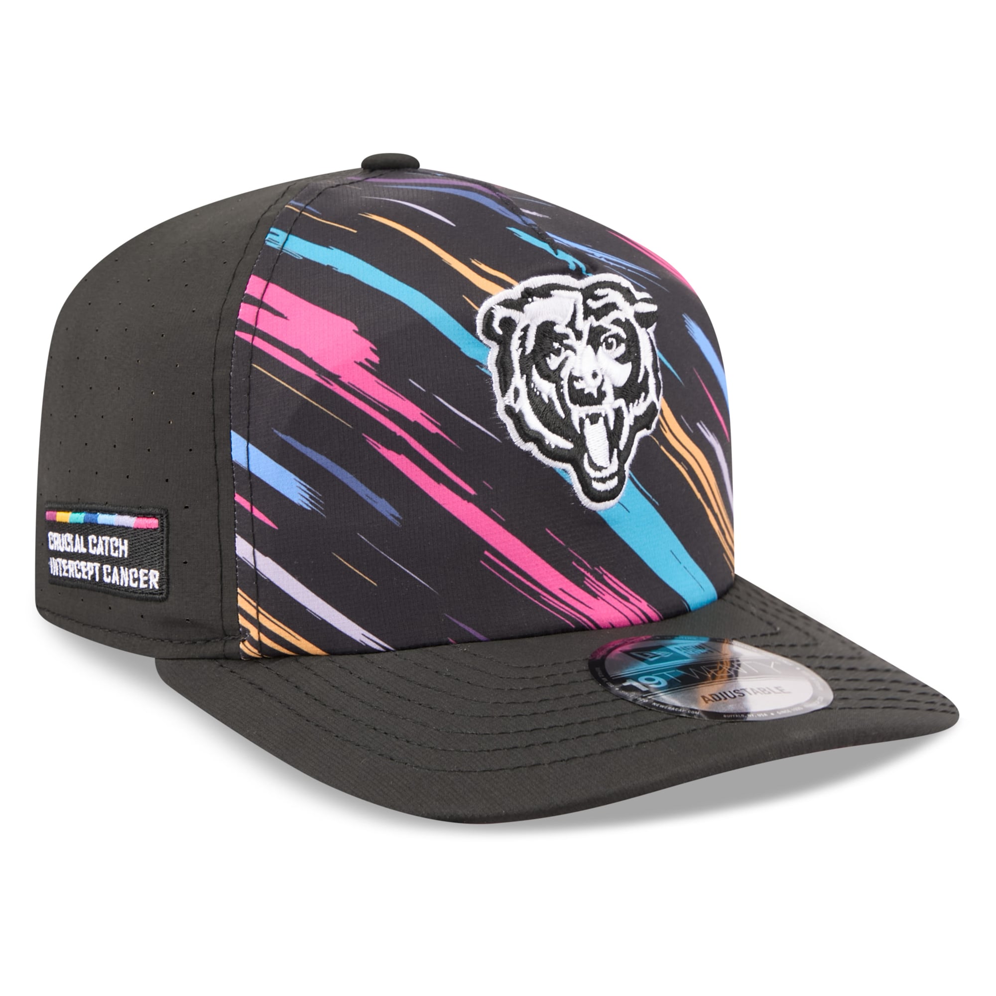 Men's New Era Black Chicago Bears 2026 NFL Crucial Catch 19TWENTY Adjustable Hat