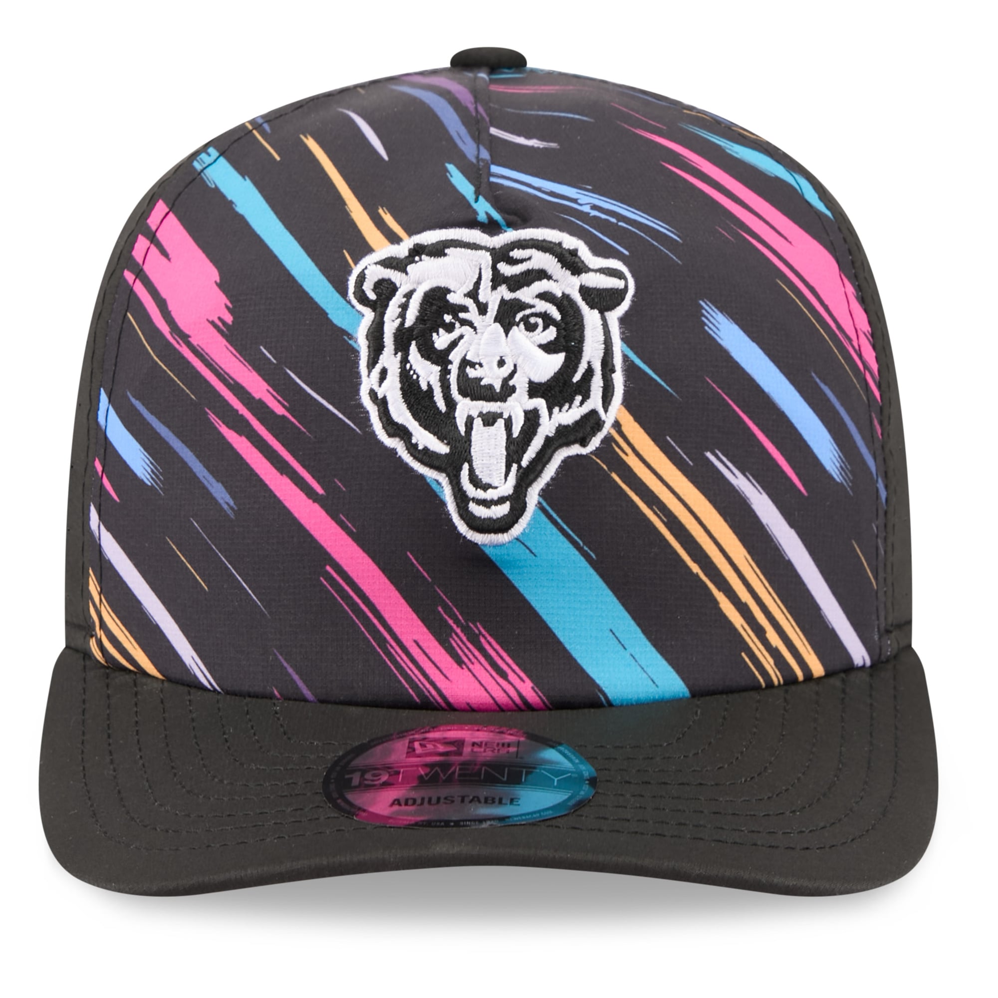 Men's New Era Black Chicago Bears 2026 NFL Crucial Catch 19TWENTY Adjustable Hat