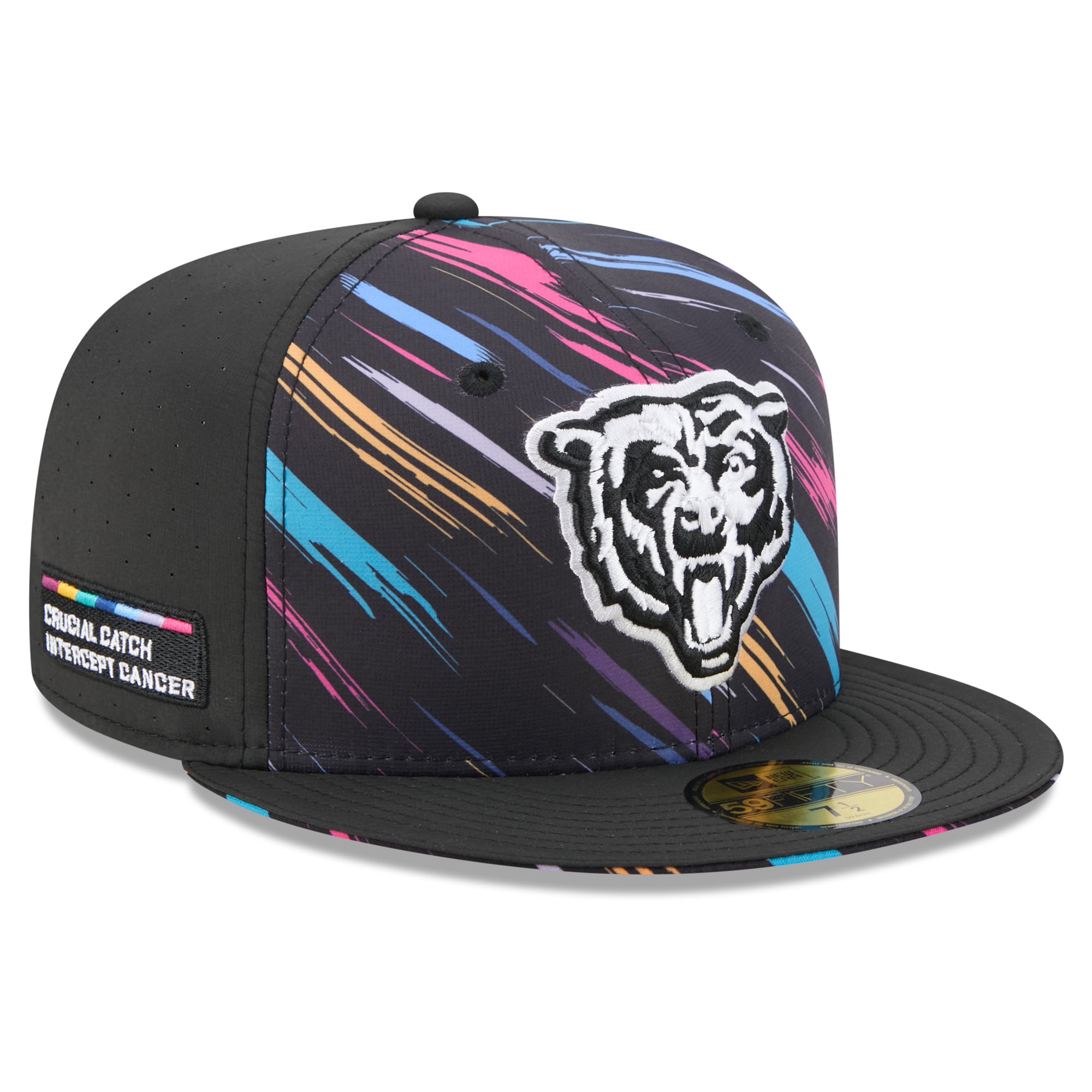 Men's New Era Black Chicago Bears 2026 NFL Crucial Catch 59FIFTY Fitted Hat